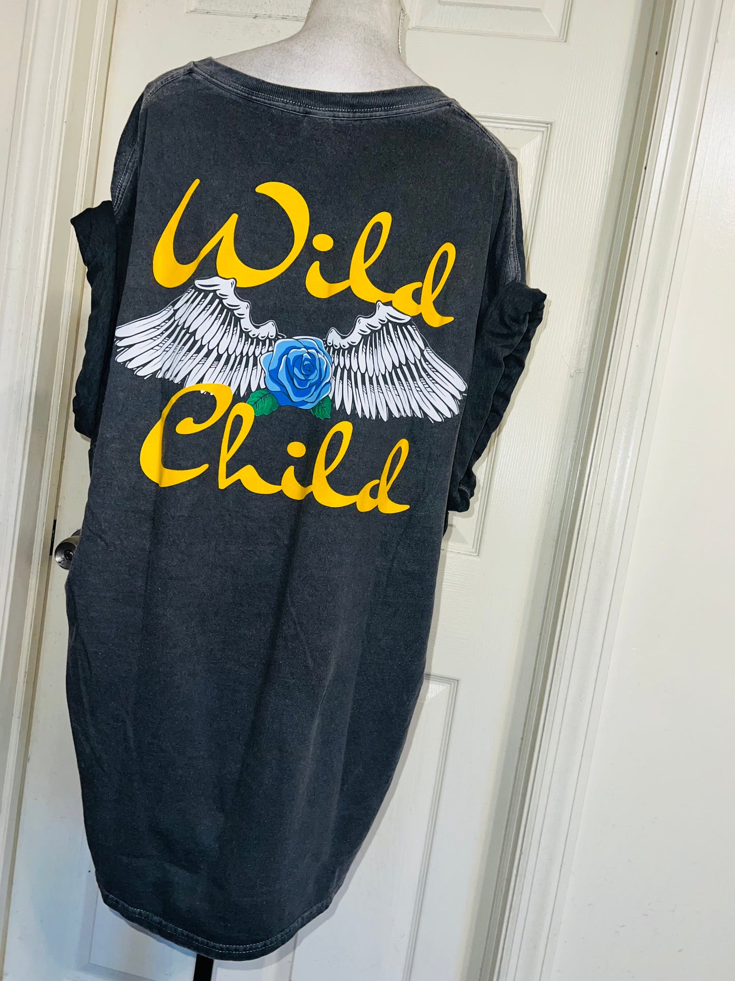 Betty Boop Wild Child Oversized Distressed Tee