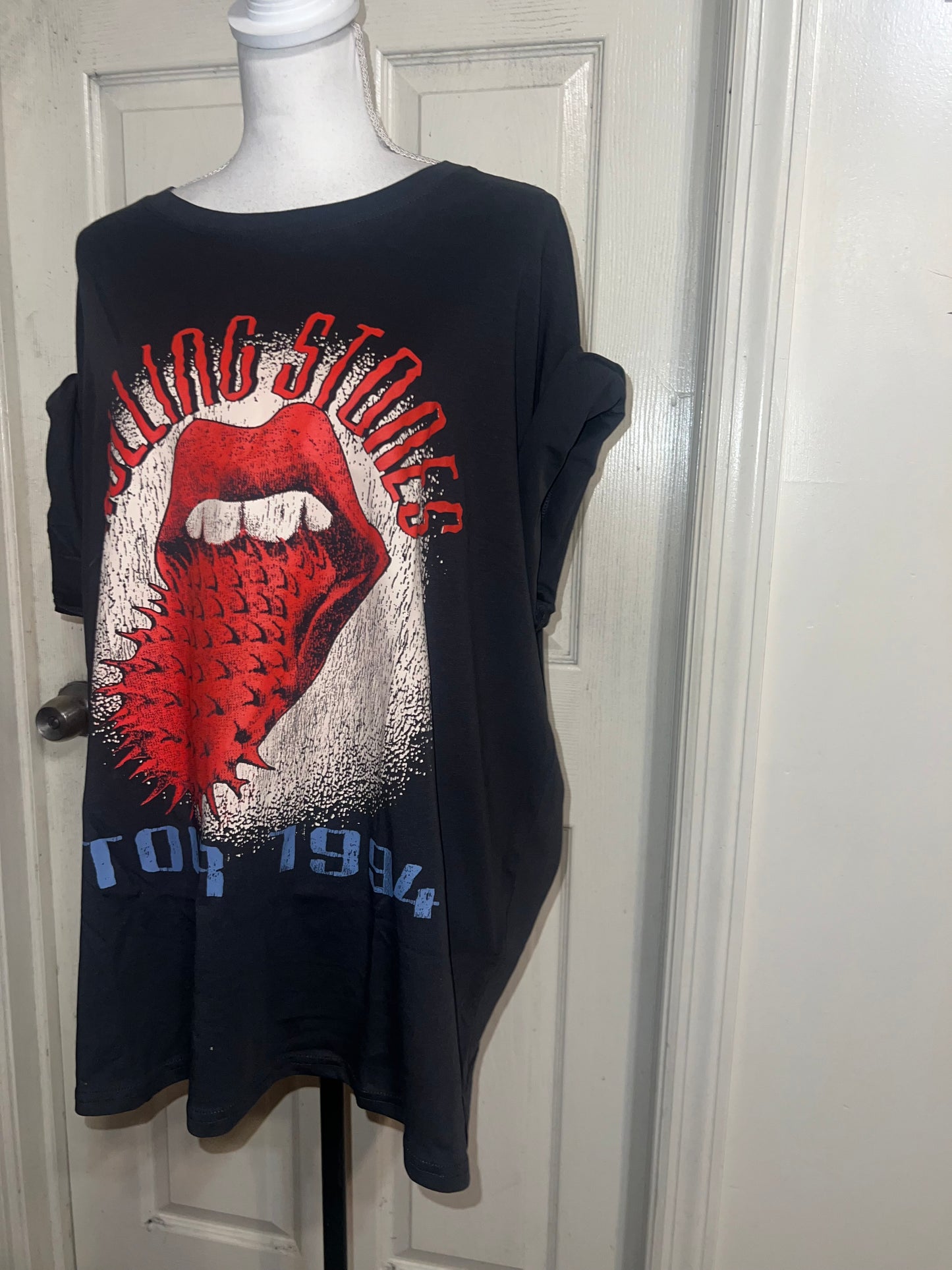 Rolling Stones Oversized Distressed Tee
