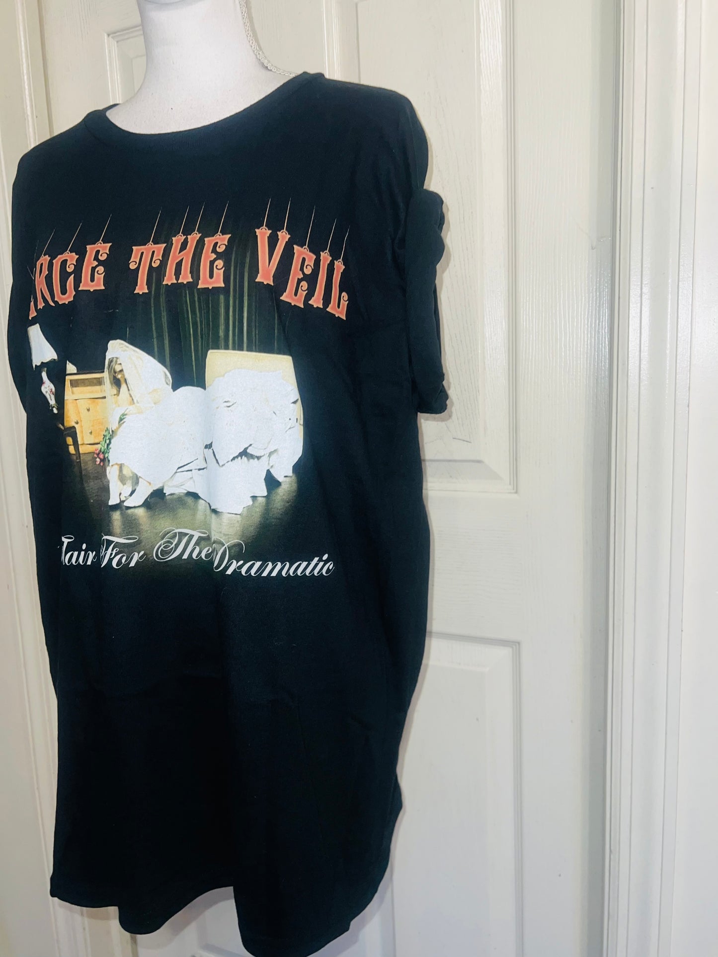 Pierce the Veil Oversized Distressed Tee