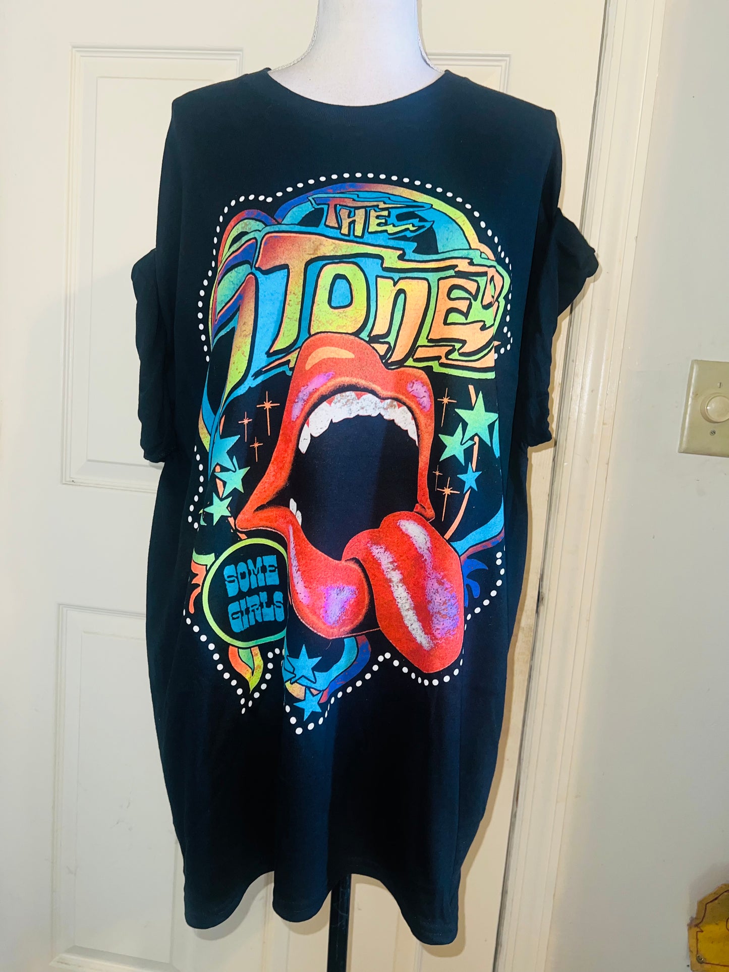 Rolling Stones Oversized Distressed Tee