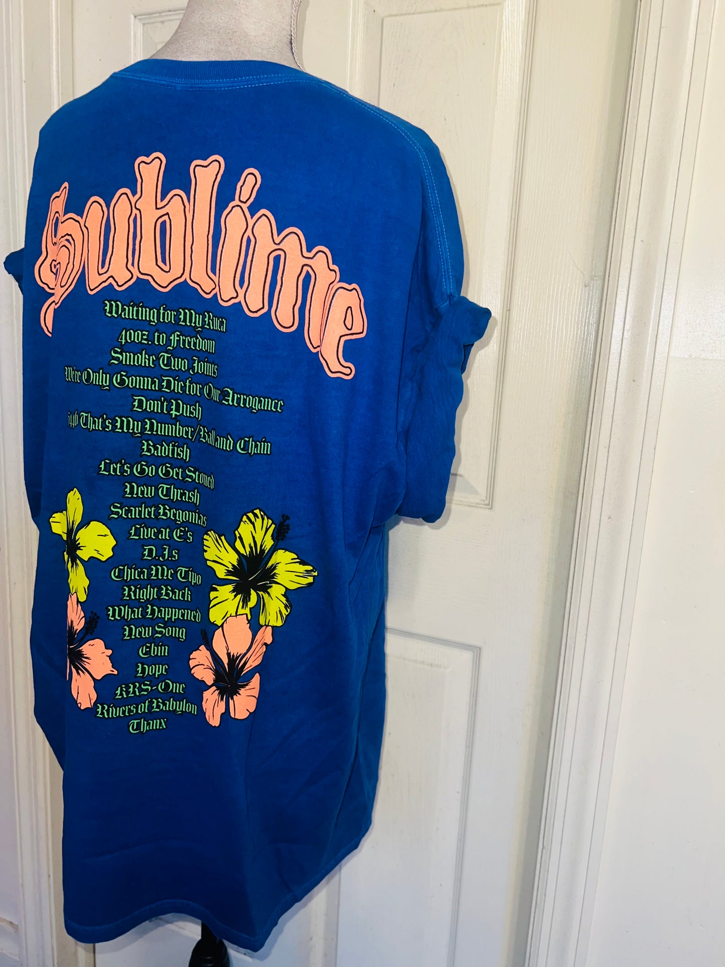 Sublime Double Sided Oversized Distressed Tee