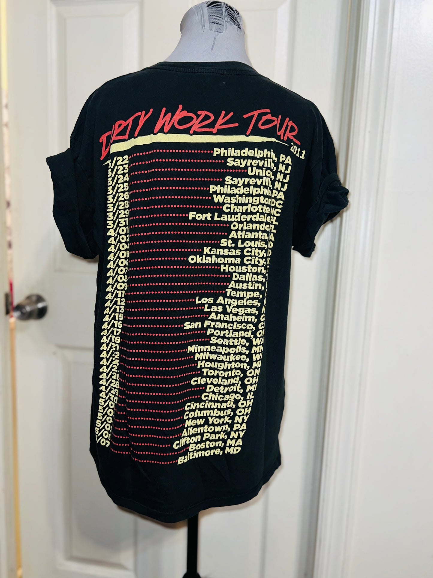 All Time Low Vintage Oversized Double Sided Tee