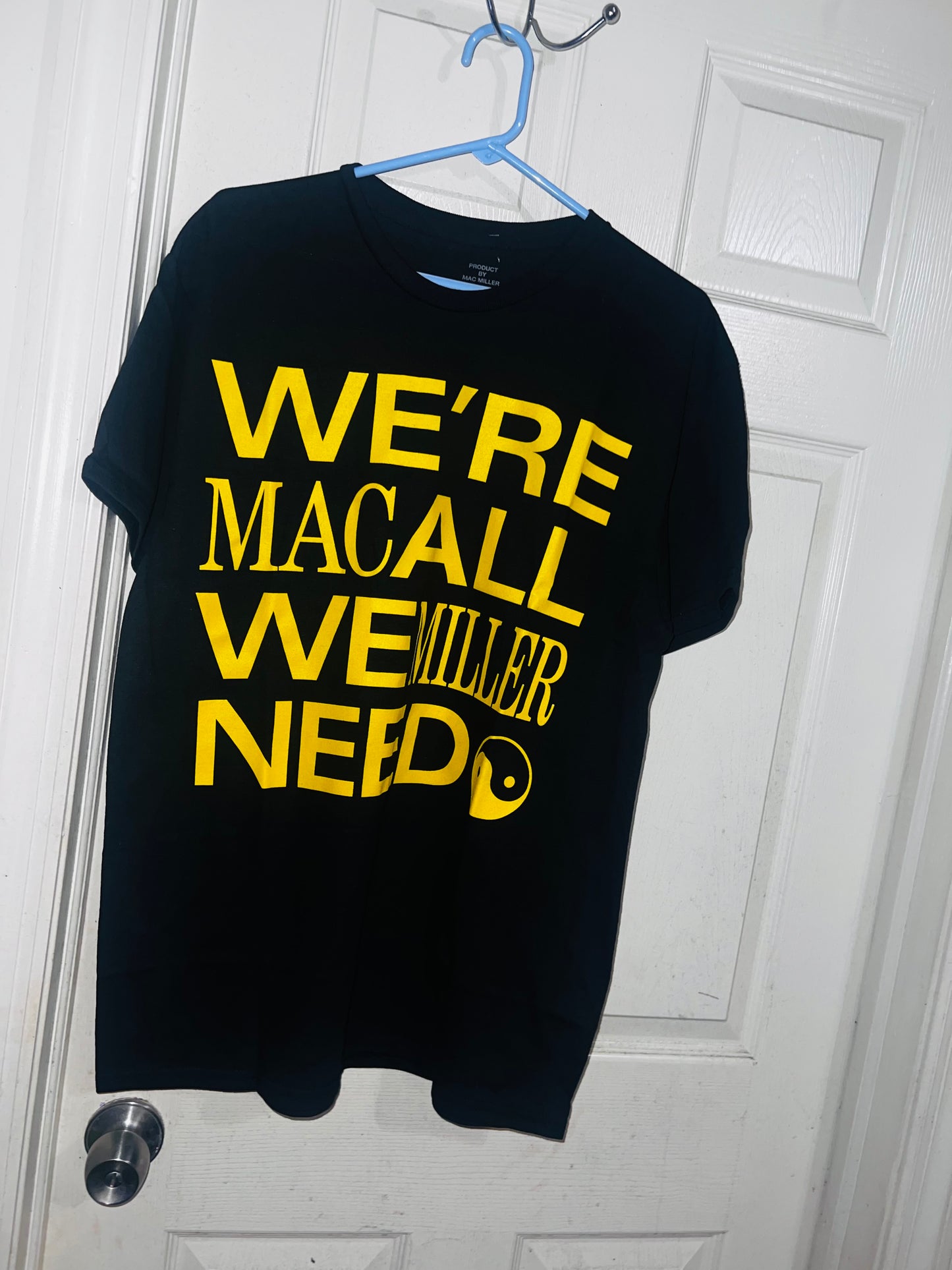 Mac Miller Oversized Distressed Tee