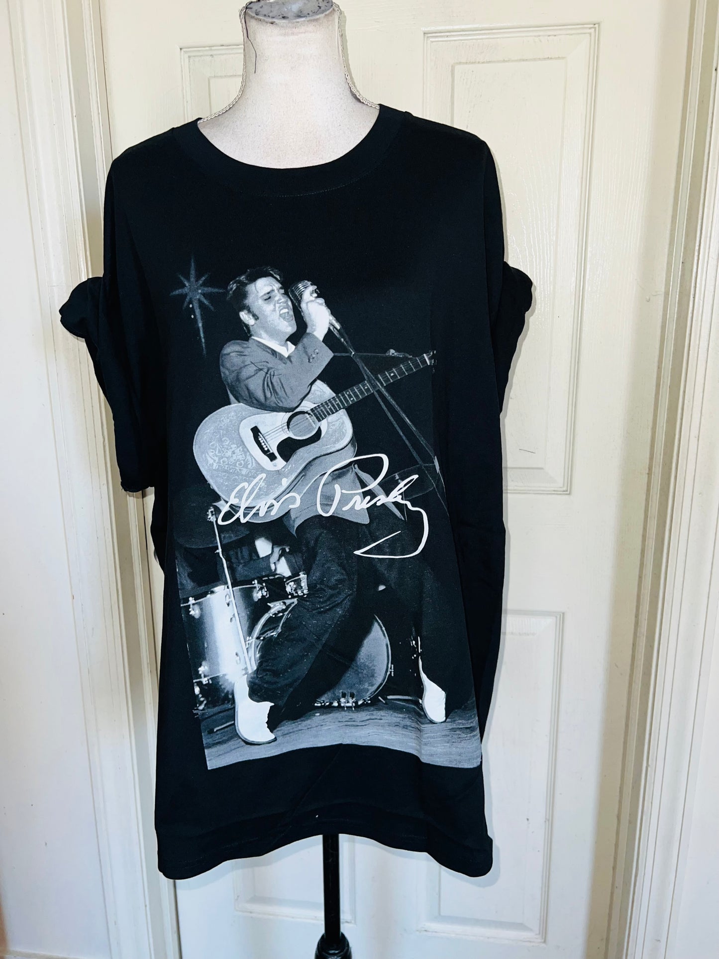 Elvis Presley Oversized Distressed Tee