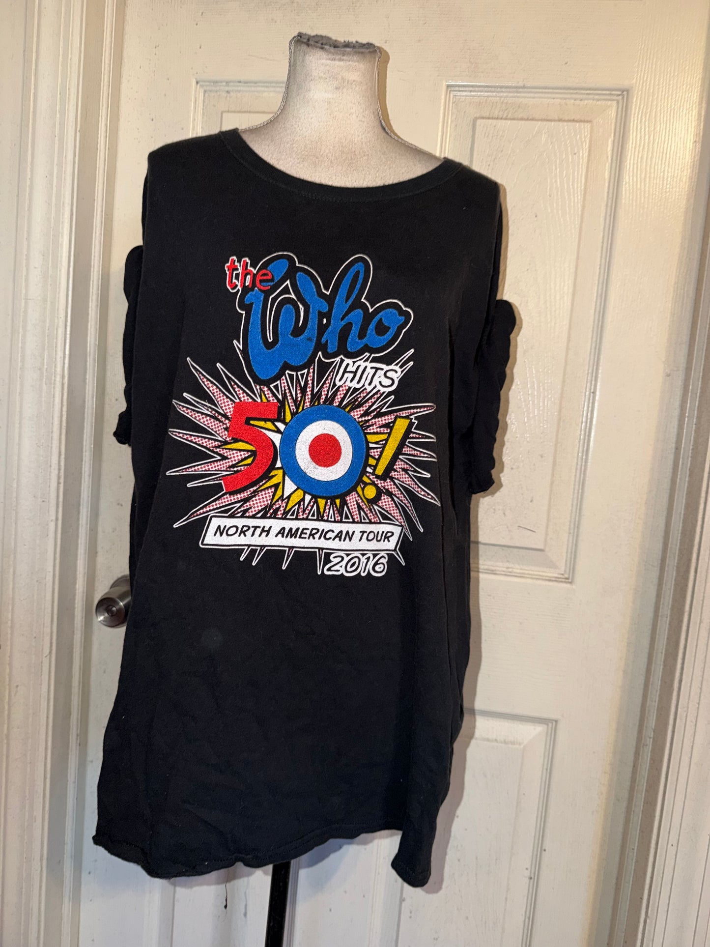 The Who Oversized Distressed Tee