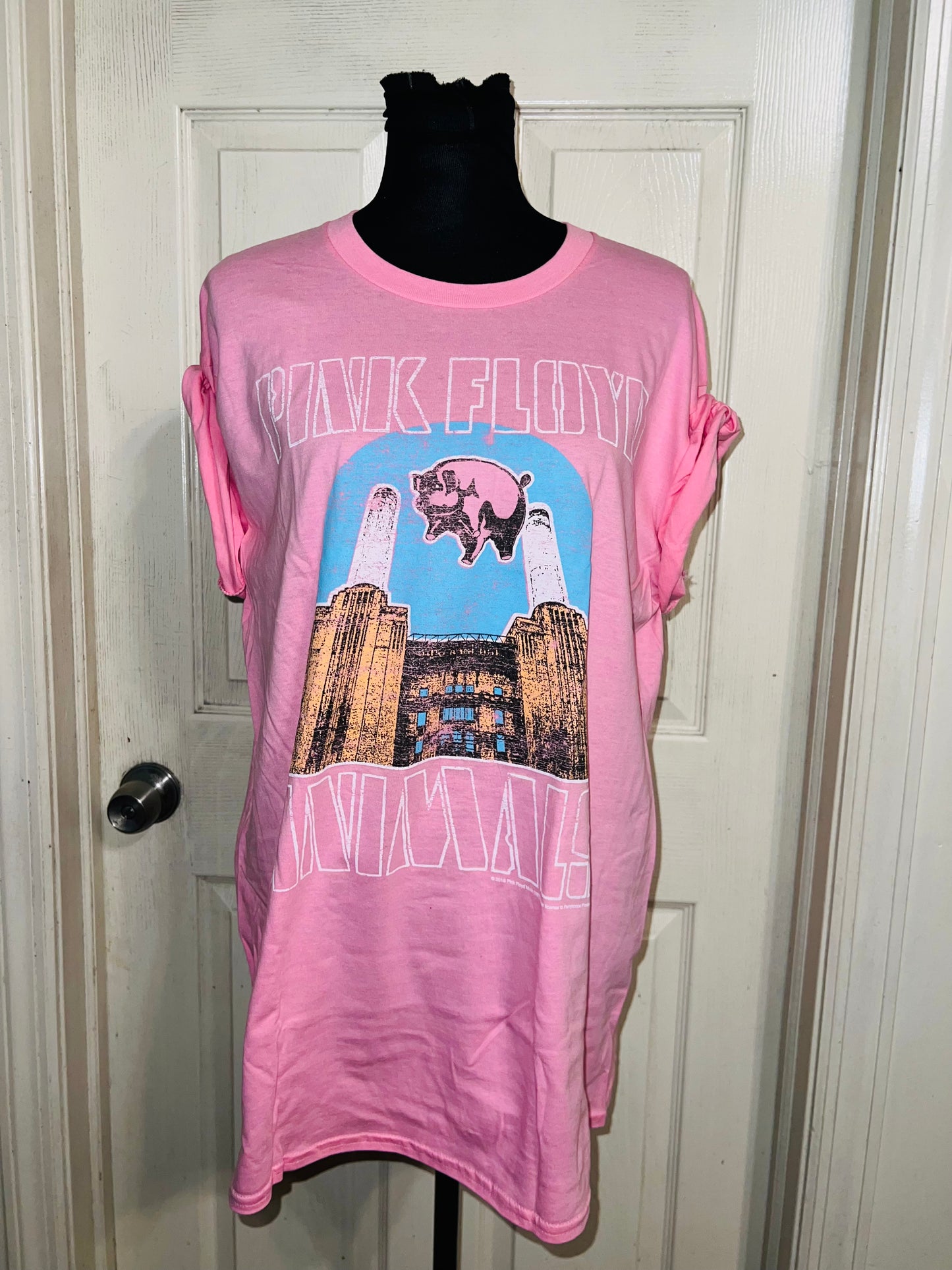 Pink Floyd Oversized Distressed Tee