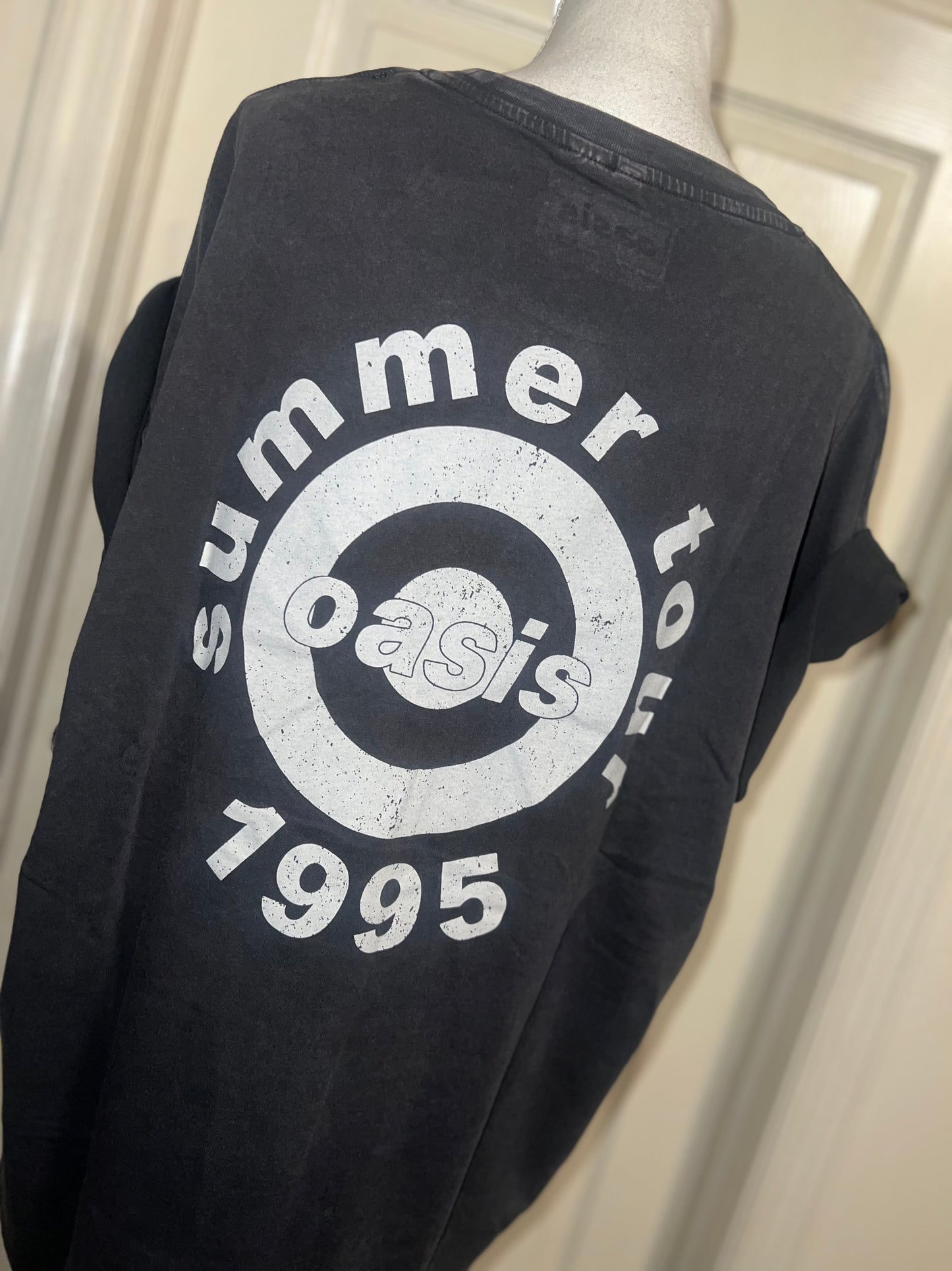 Oasis Double Sided Oversized Distressed Tee