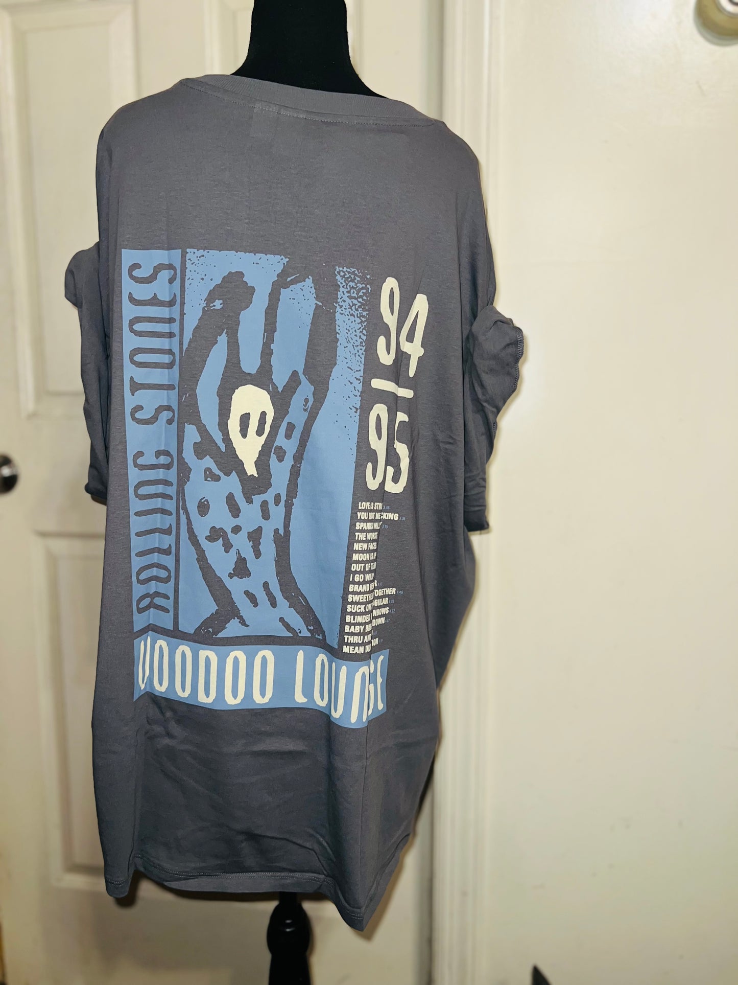 The Rolling Stones Double Sided Voodoo Distressed Tee
