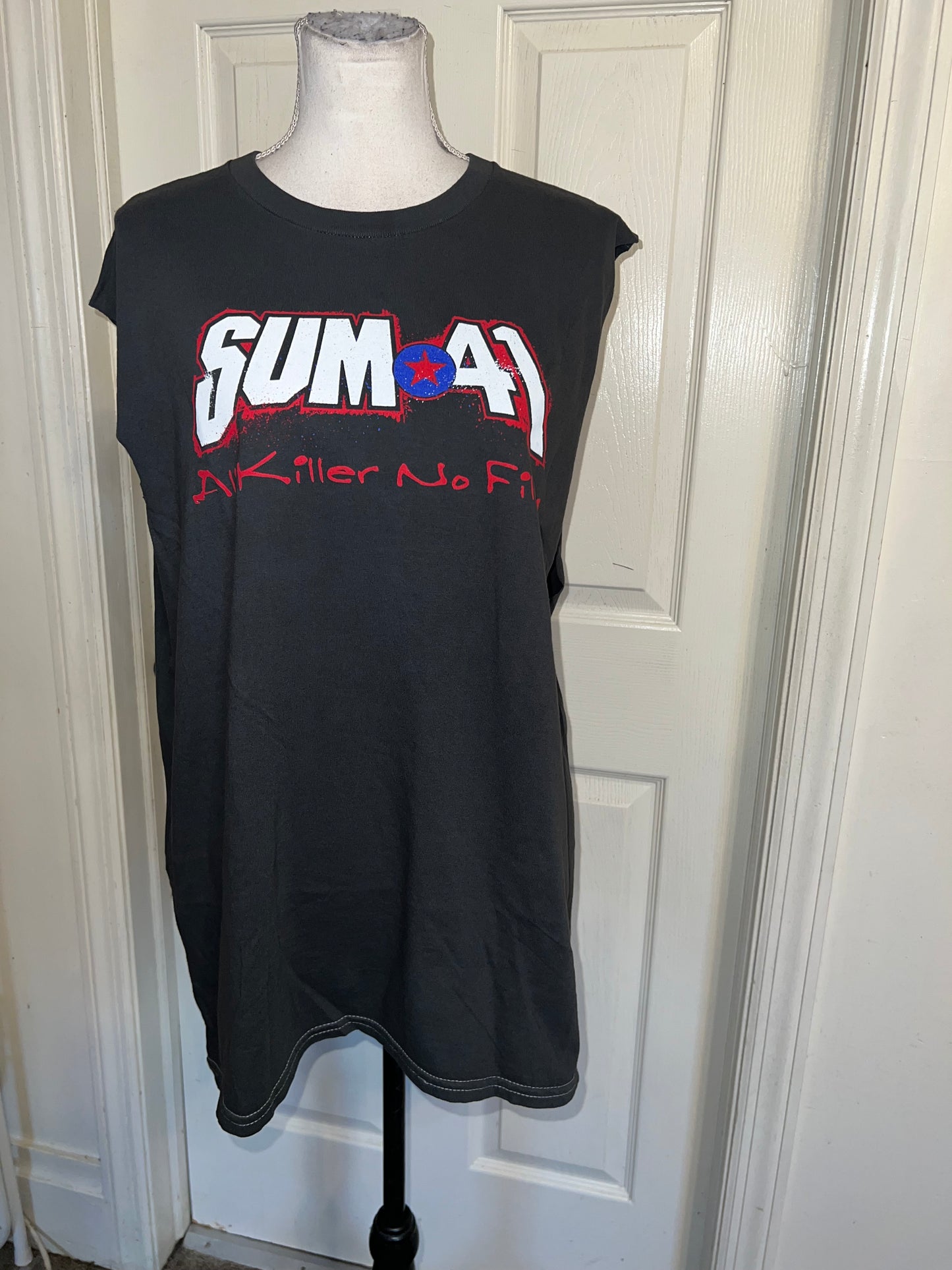 Sum 41 Double Sided Oversized Distressed Tank