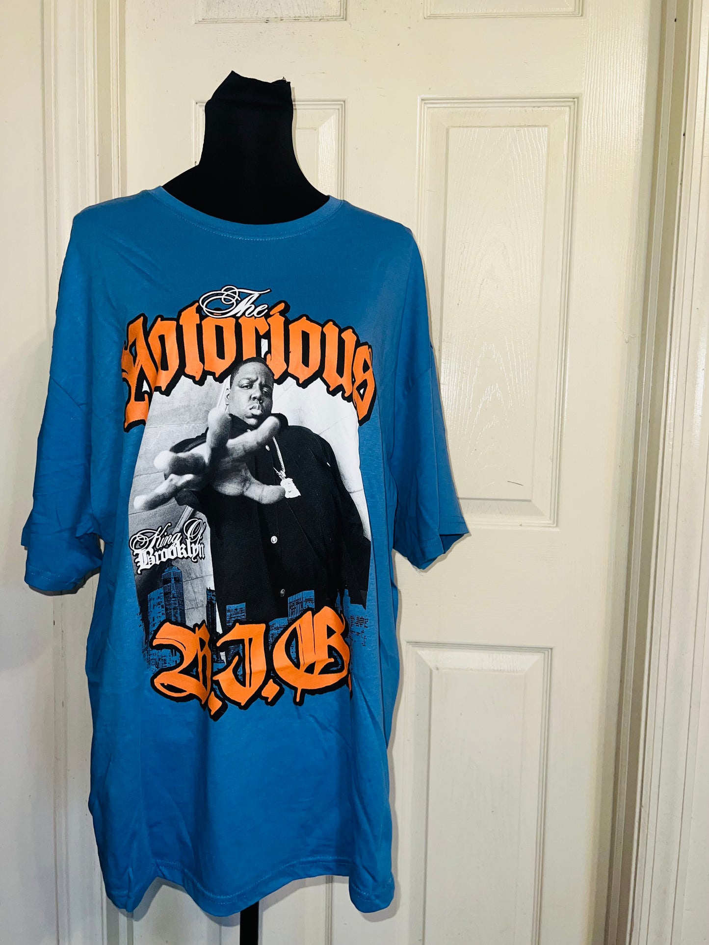 Notorious BIG Oversized Distressed Tee