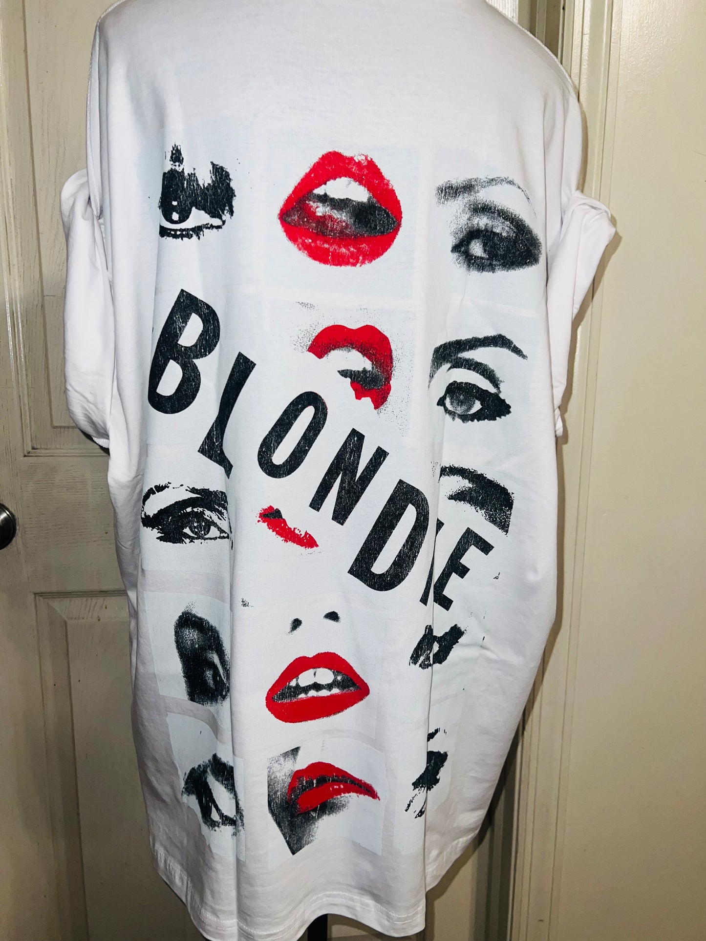 Blondie Double SIded Oversized Distressed Tee