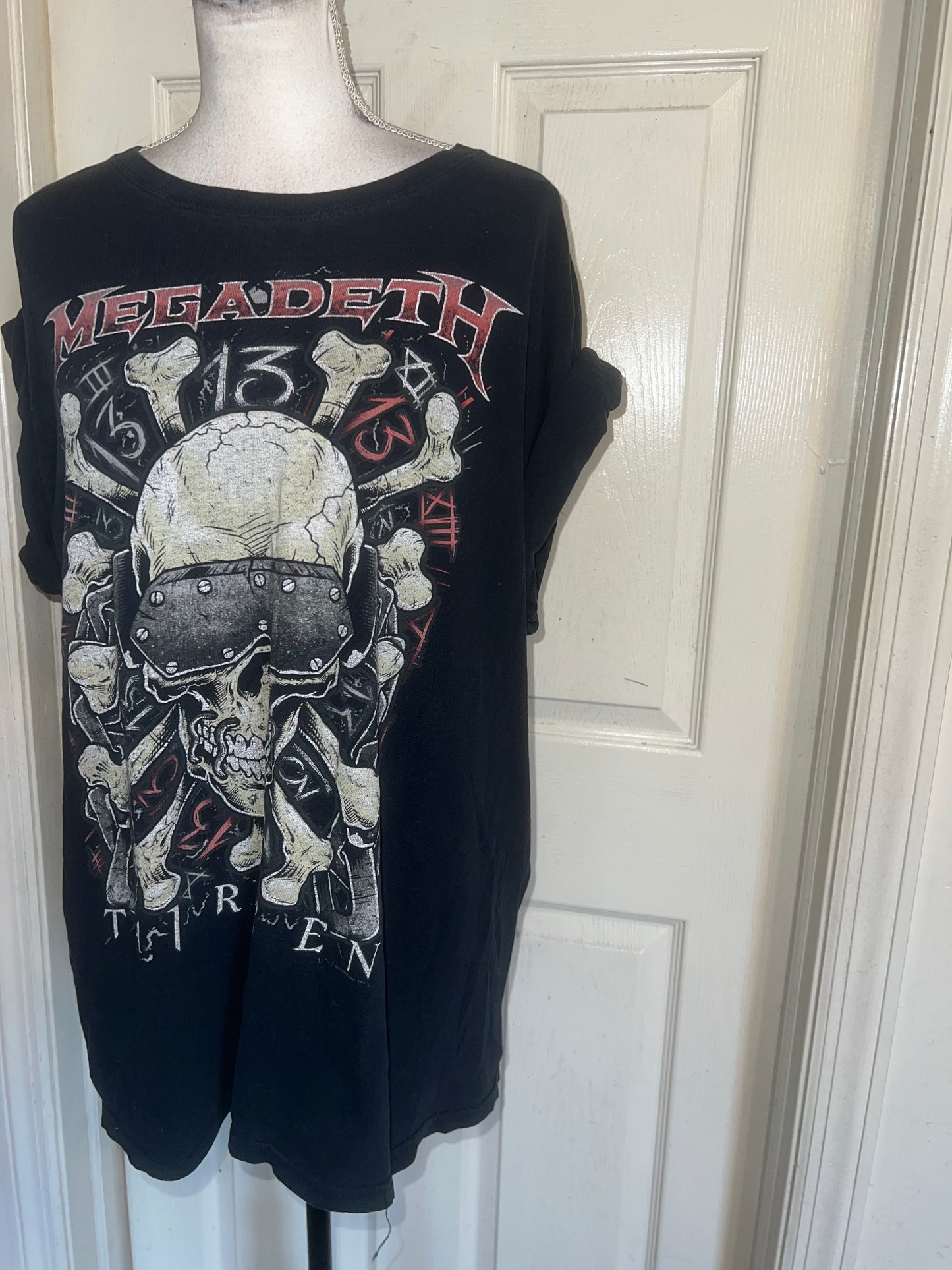 Megadeath American Vintage Oversized Distressed Tee