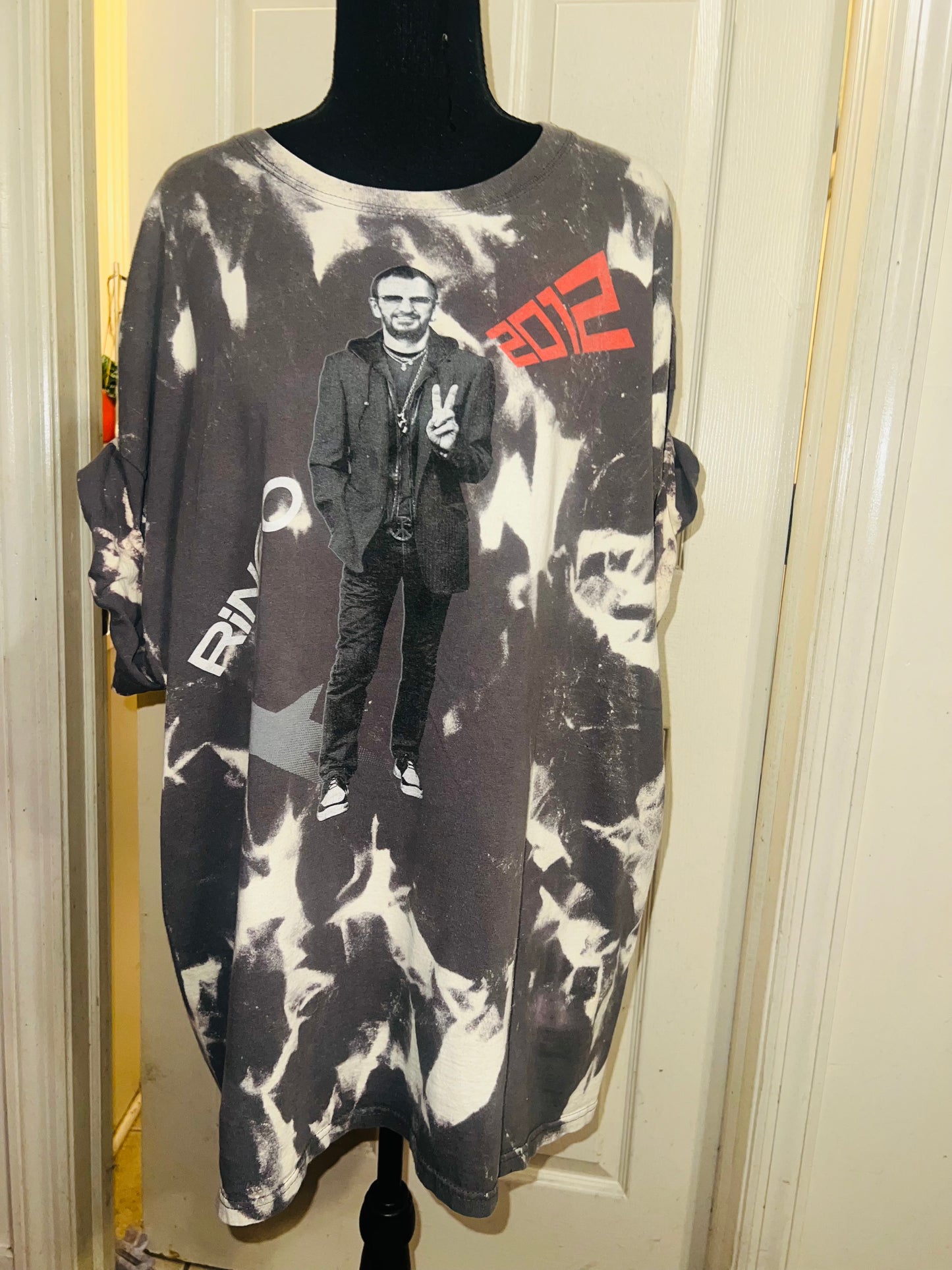 Bleached Ringo Starr Vintage Double Sided Tee