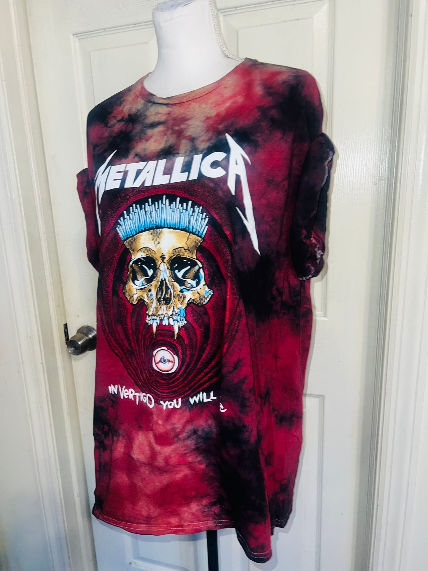Metallica Oversized Distressed Tee
