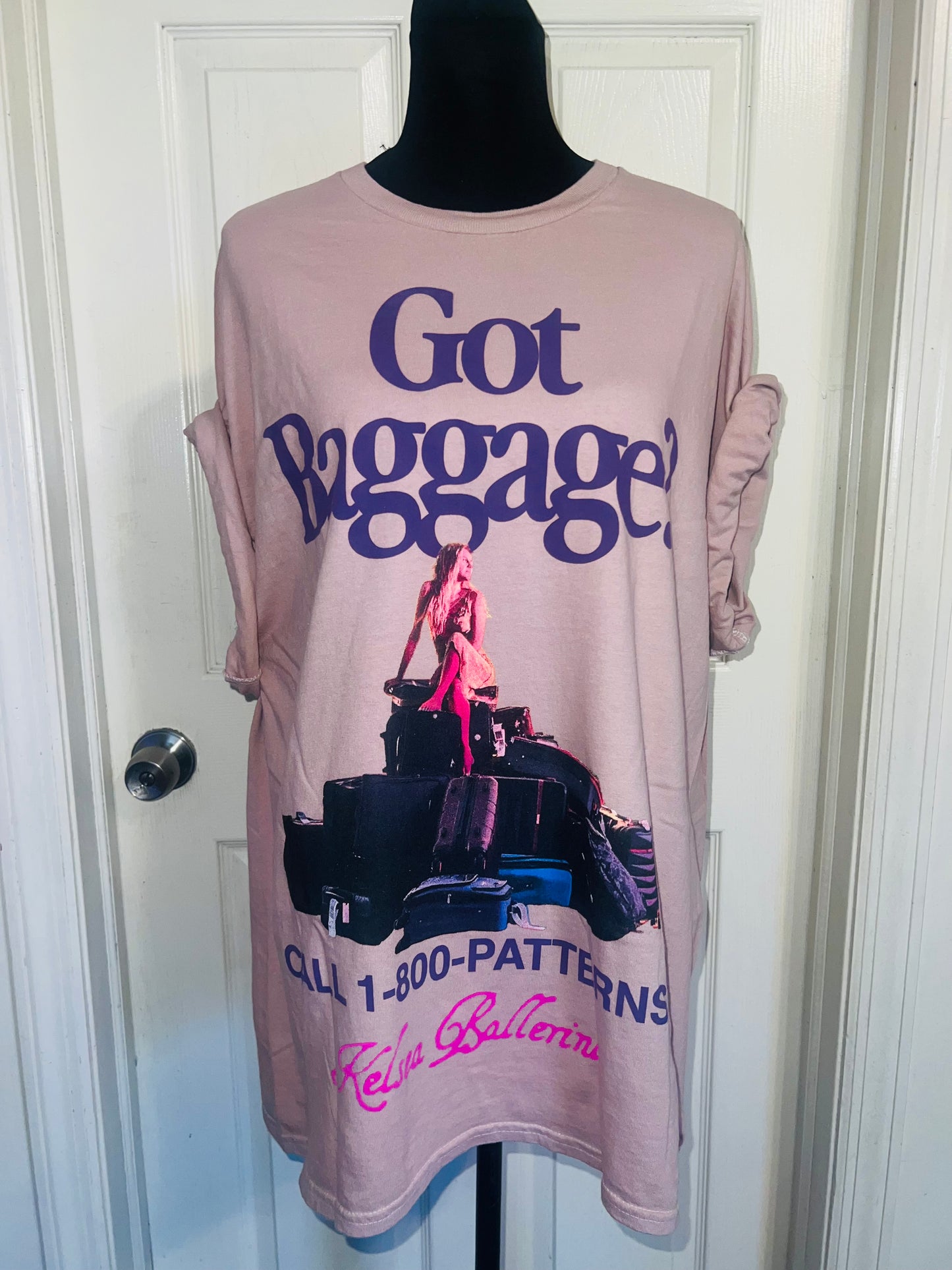 Kelsea Ballerini Oversized Distressed Tee