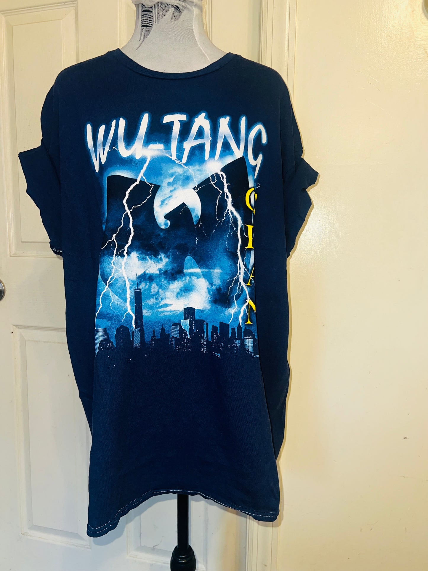 Wu-Tang Clan Oversized Distressed Tee