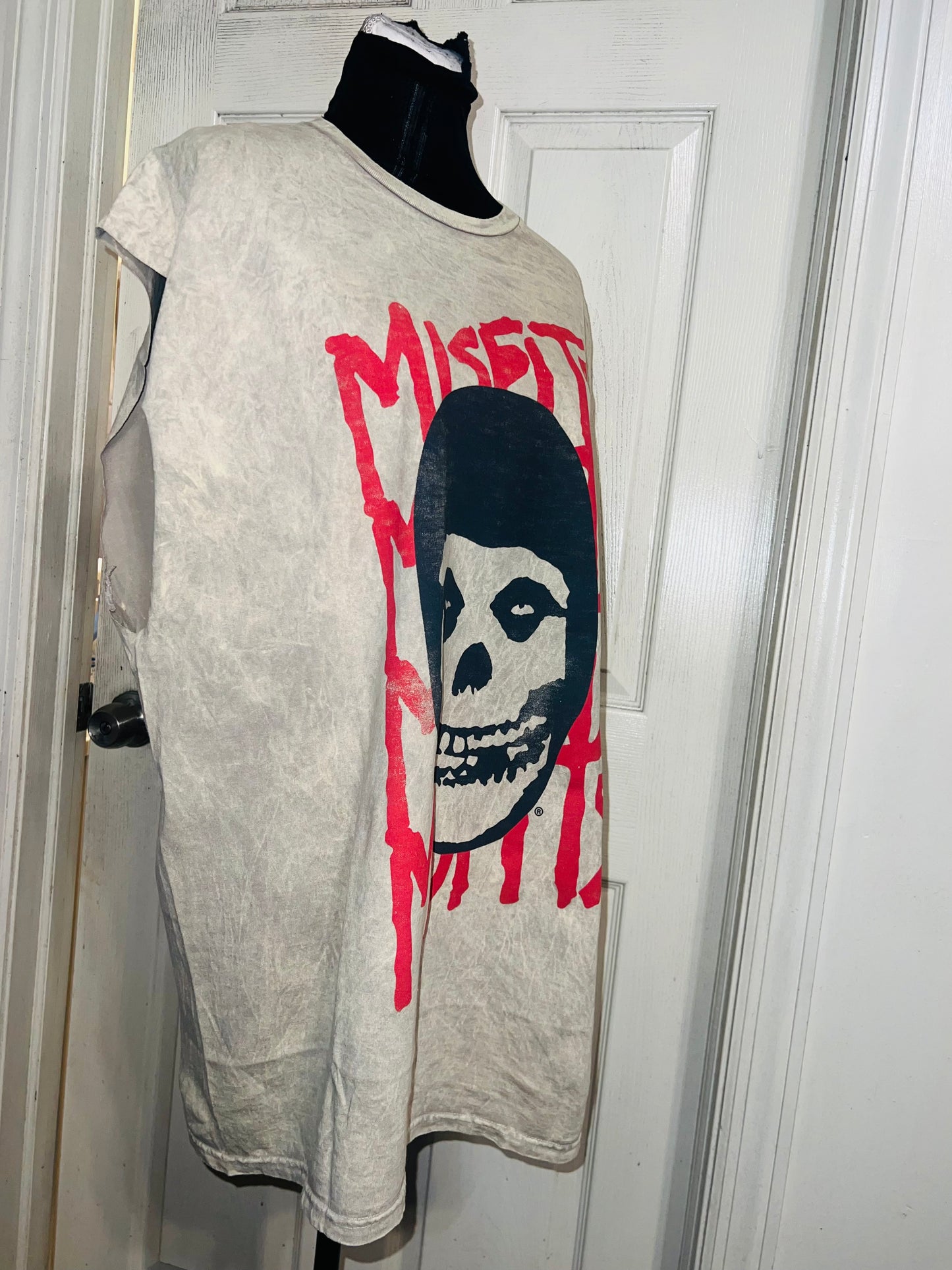 Misfits Oversized Distressed Muscle Tank