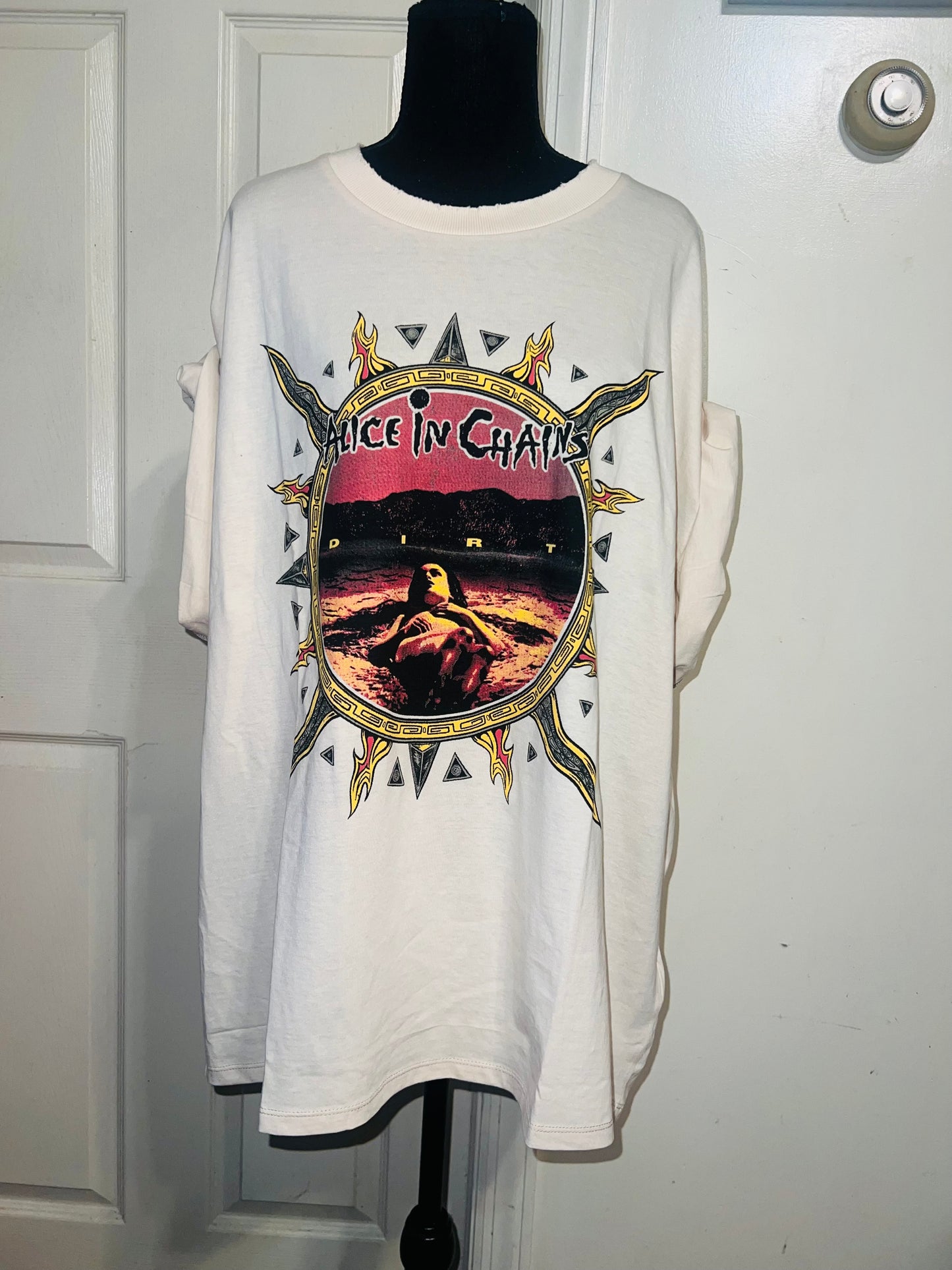 Alice In Chains Oversized Distressed Tee