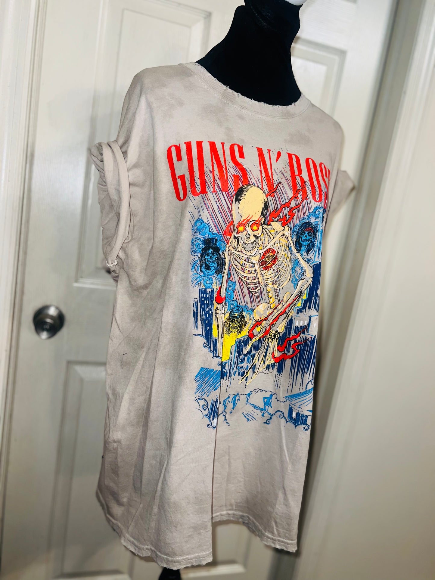 Guns N’ Roses Oversized Distressed Tee