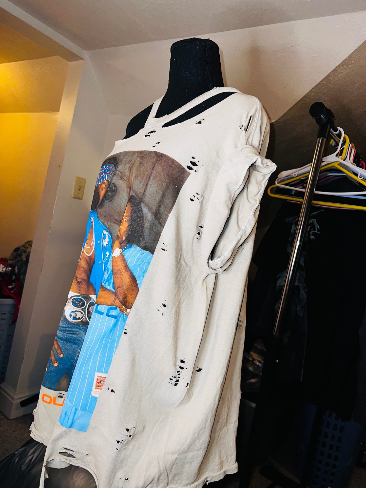 Outkast Oversized Distressed Tee