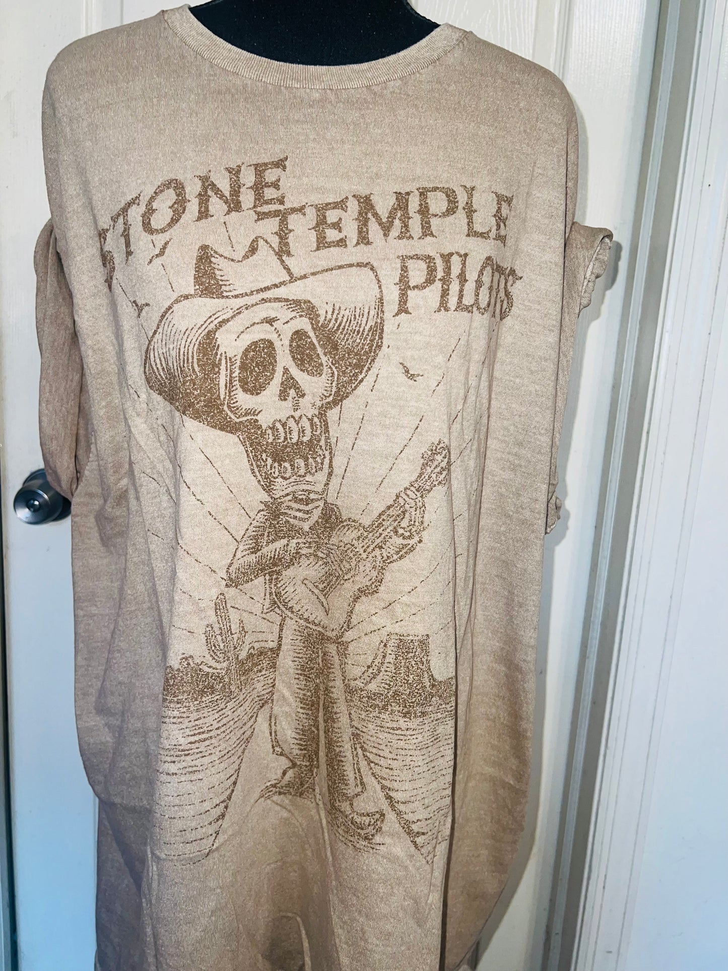 Stone Temple Pilots Oversized Distressed Tee