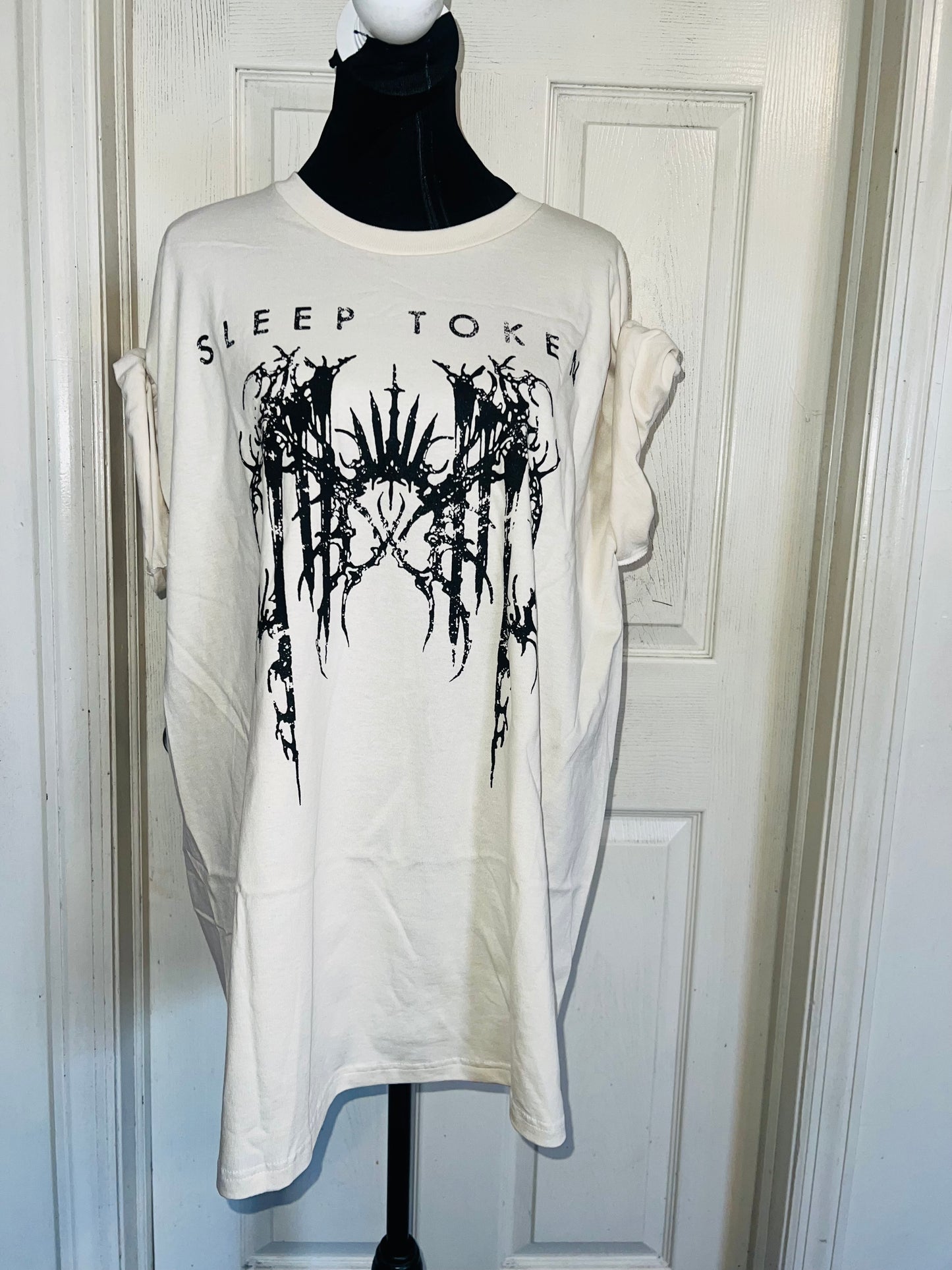Sleep Token Oversized Distressed Tee