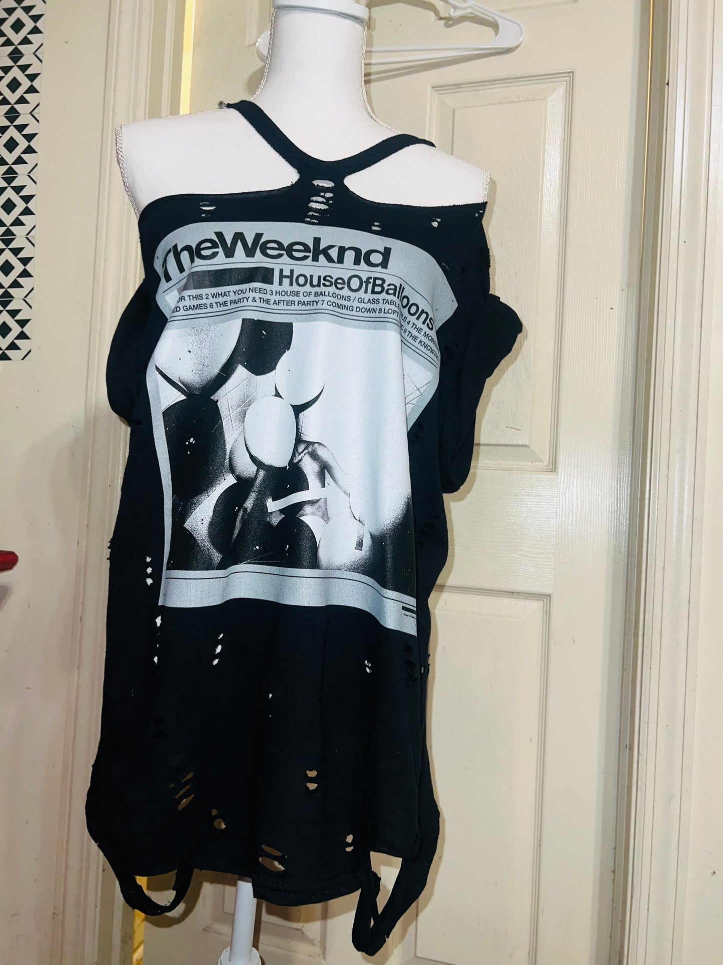 The Weeknd HOB Oversized Distressed Tee