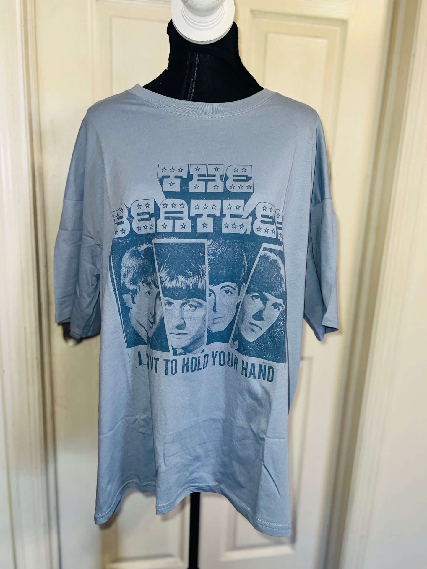 The Beatles Oversized Distressed Tee