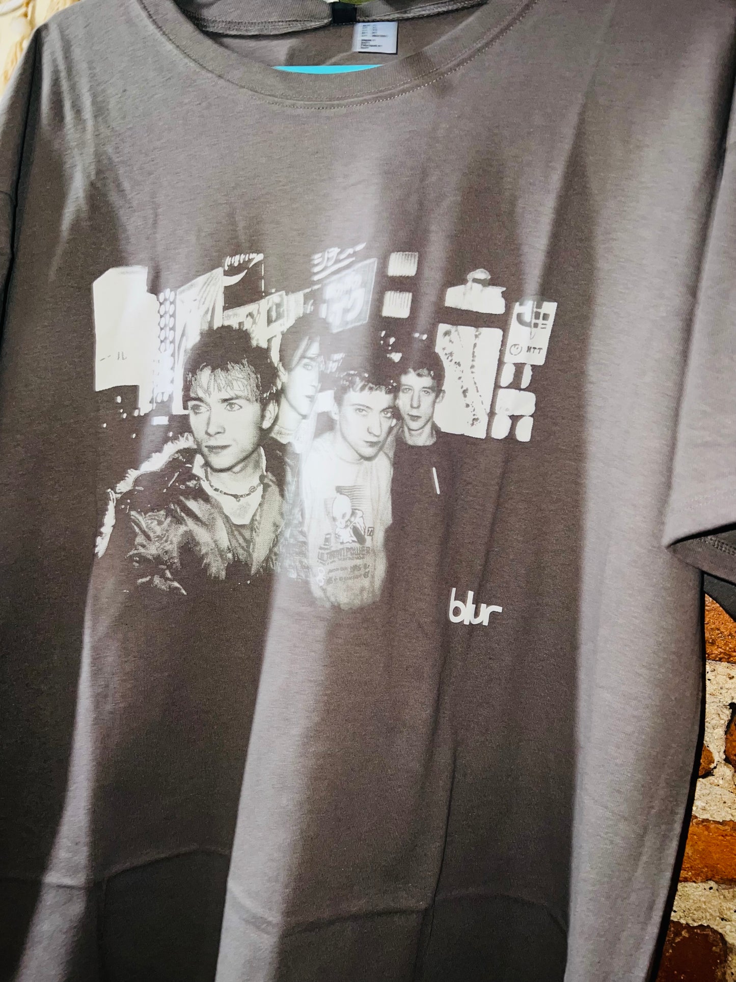Bleached Blur Oversized Distressed Tee