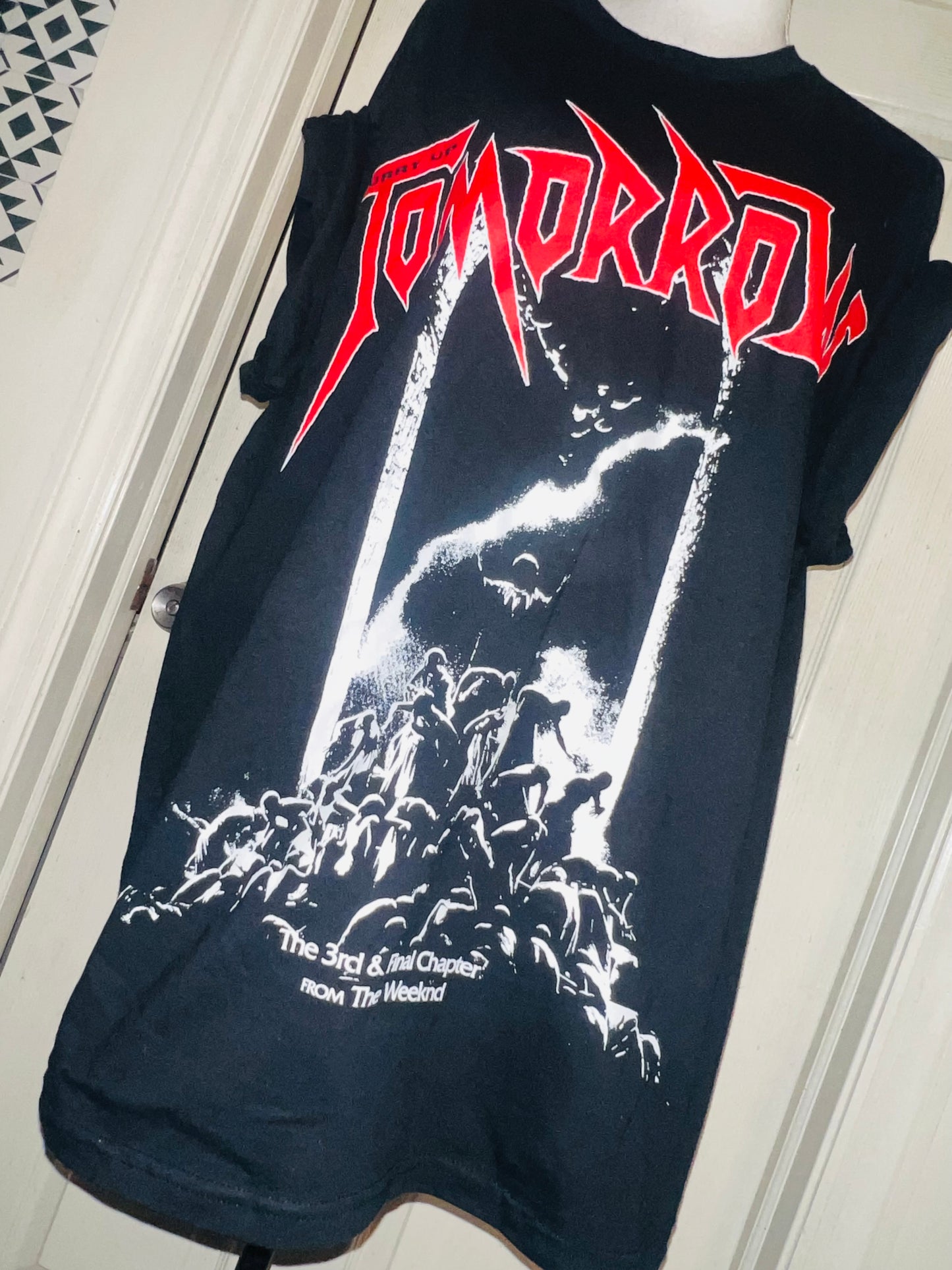 The Weeknd Oversized Distressed Tee