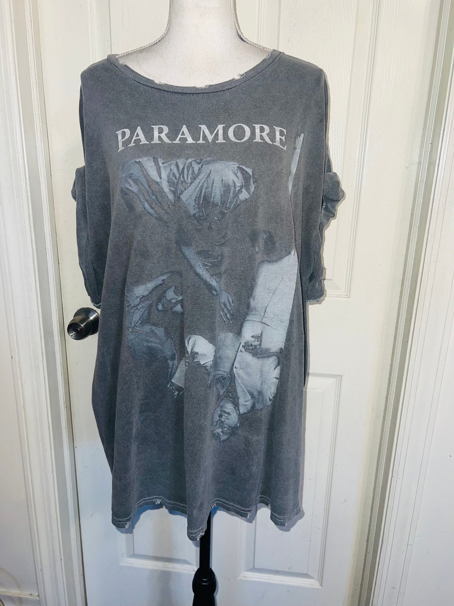 Paramore Oversized Distressed Tee