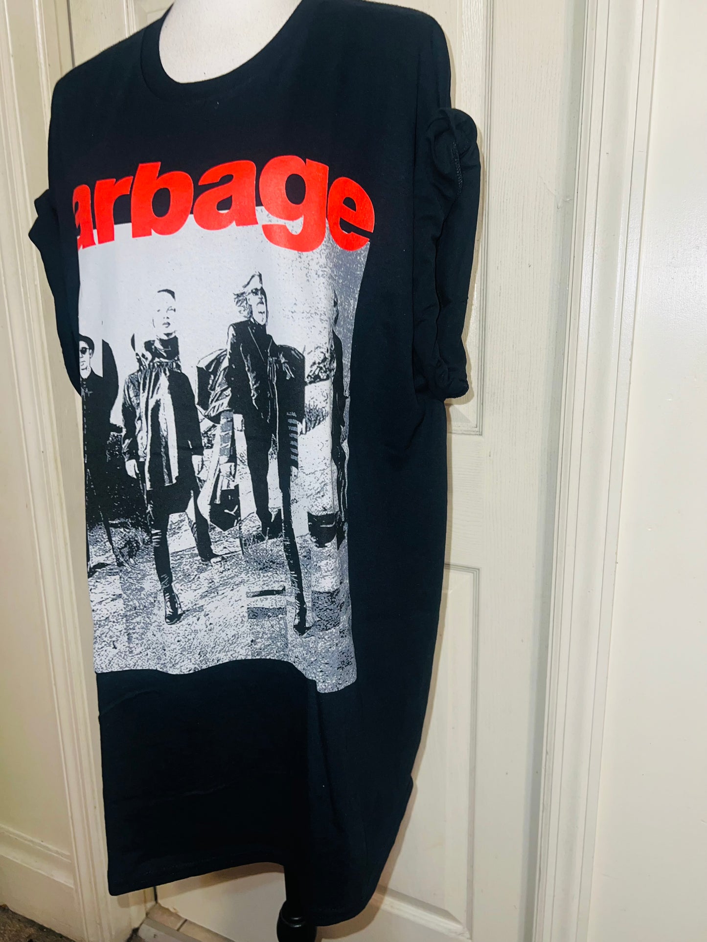 Garbage Oversized Distressed Tee