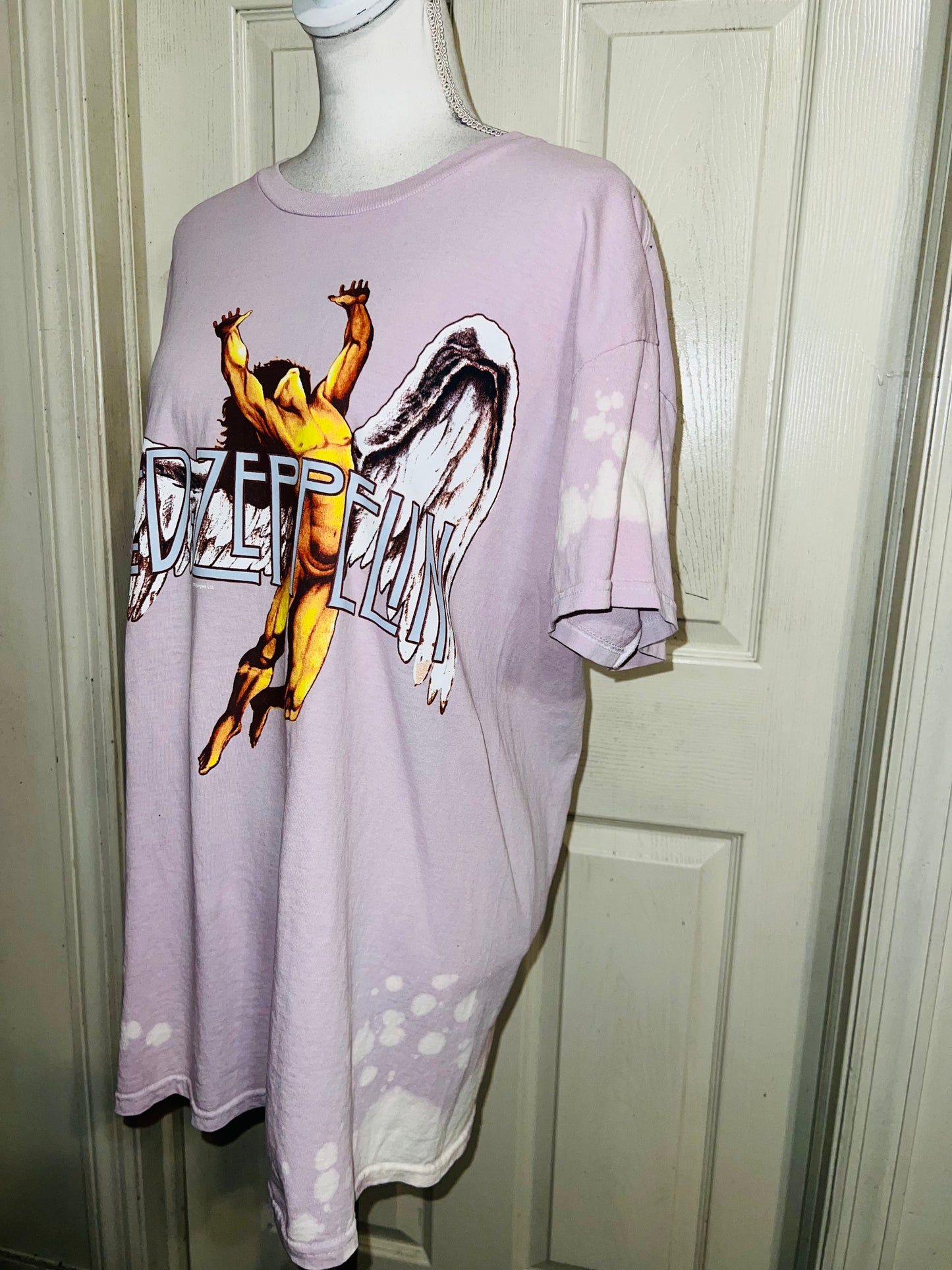 Led Zeppelin Oversized Distressed T-Shirt