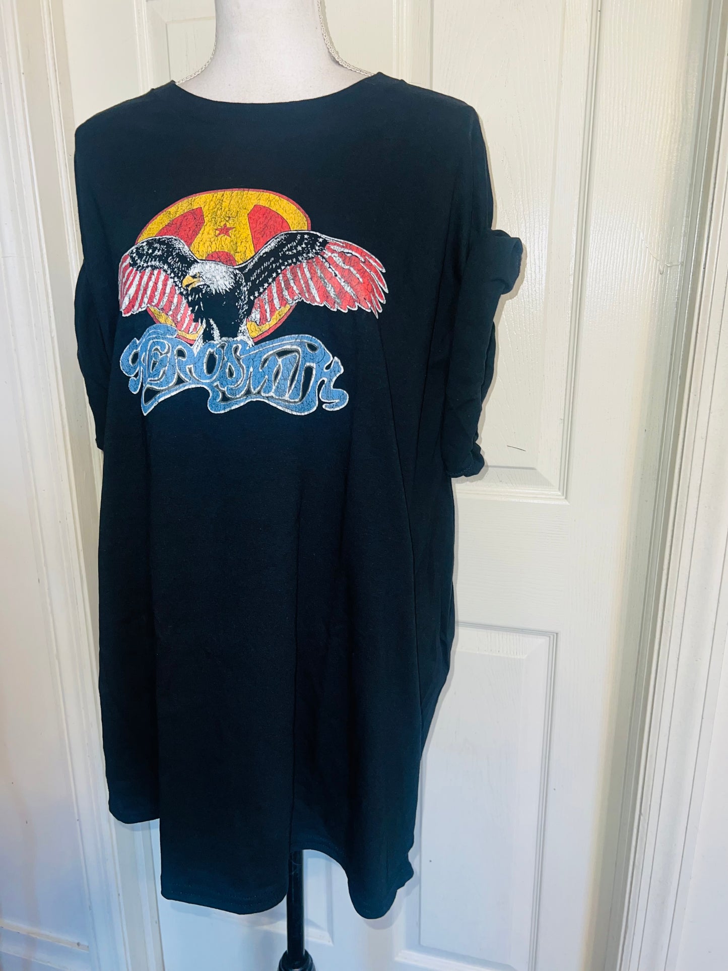 Aerosmith Oversized Distressed Tee