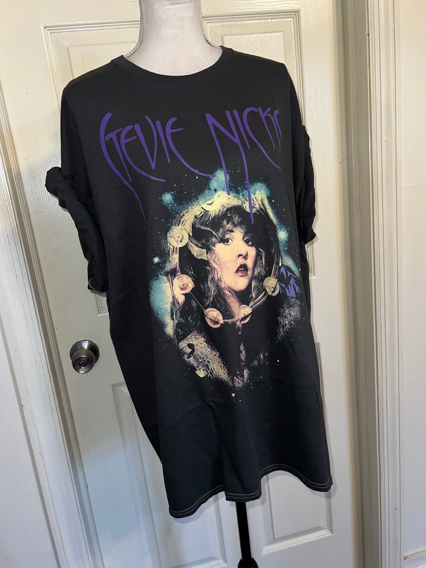 Stevie Nicks Oversized Distressed Tee
