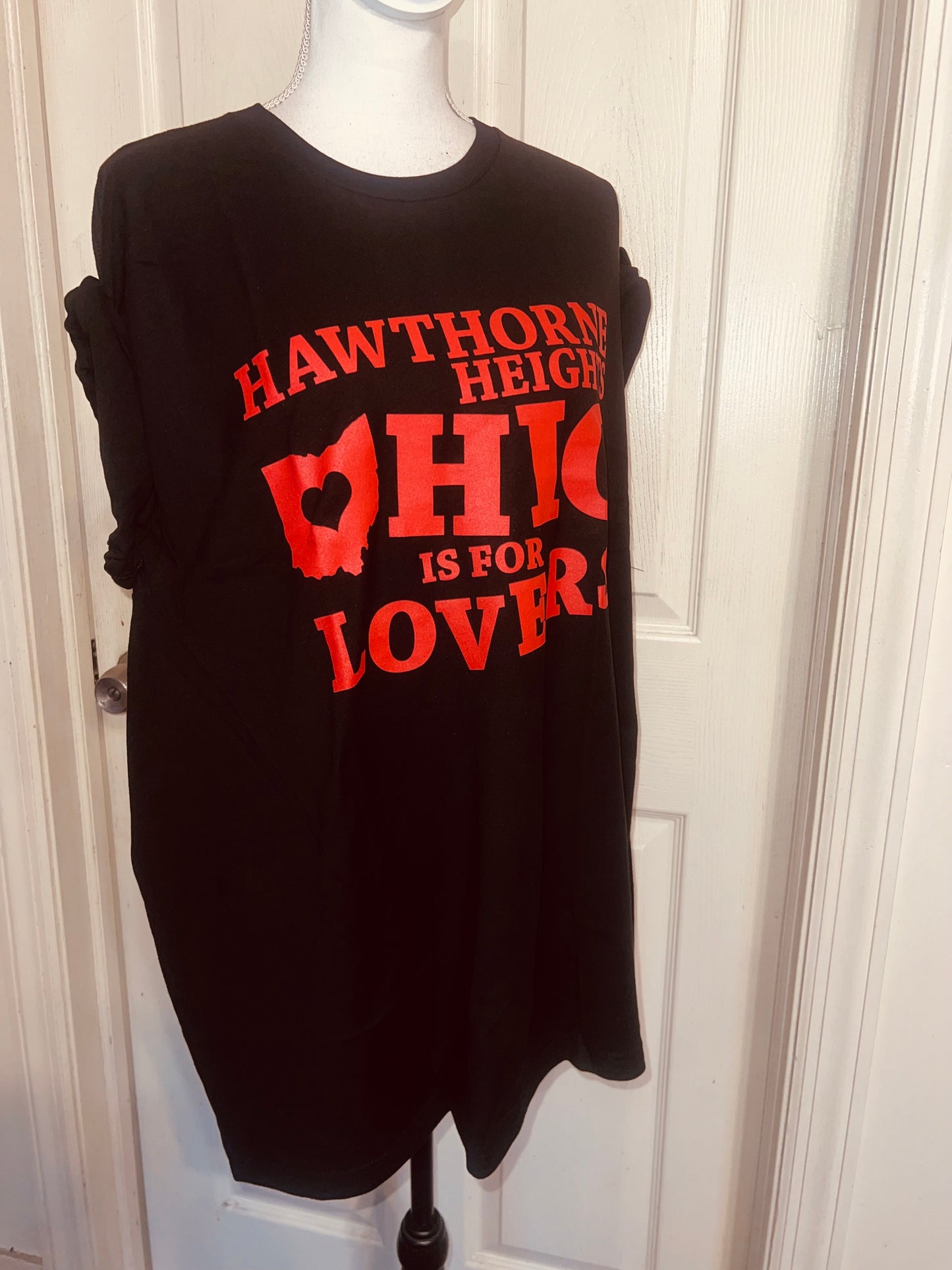 Hawthorne Heights Oversized Distressed Tee