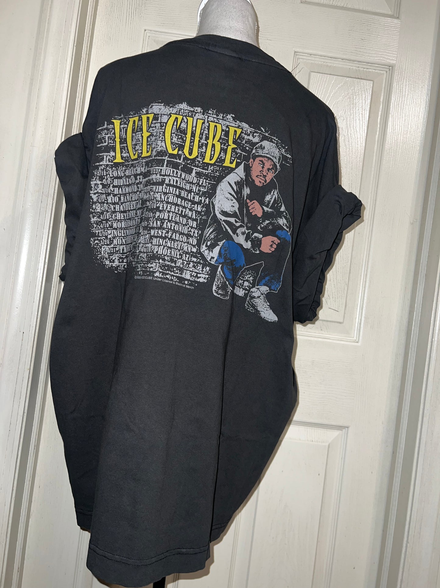 Ice Cube Double Sided Oversized Distressed Tee