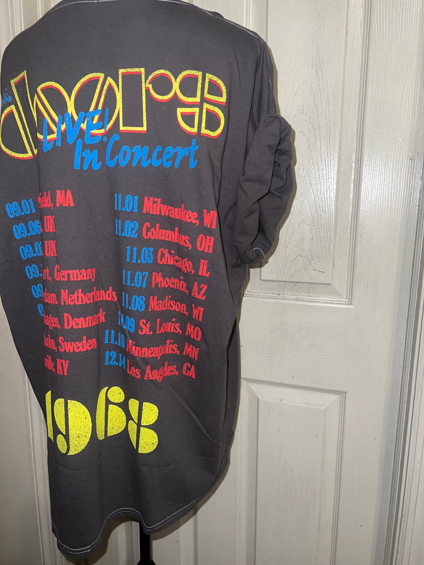 The Doors Double Sided Oversized Distressed Tee