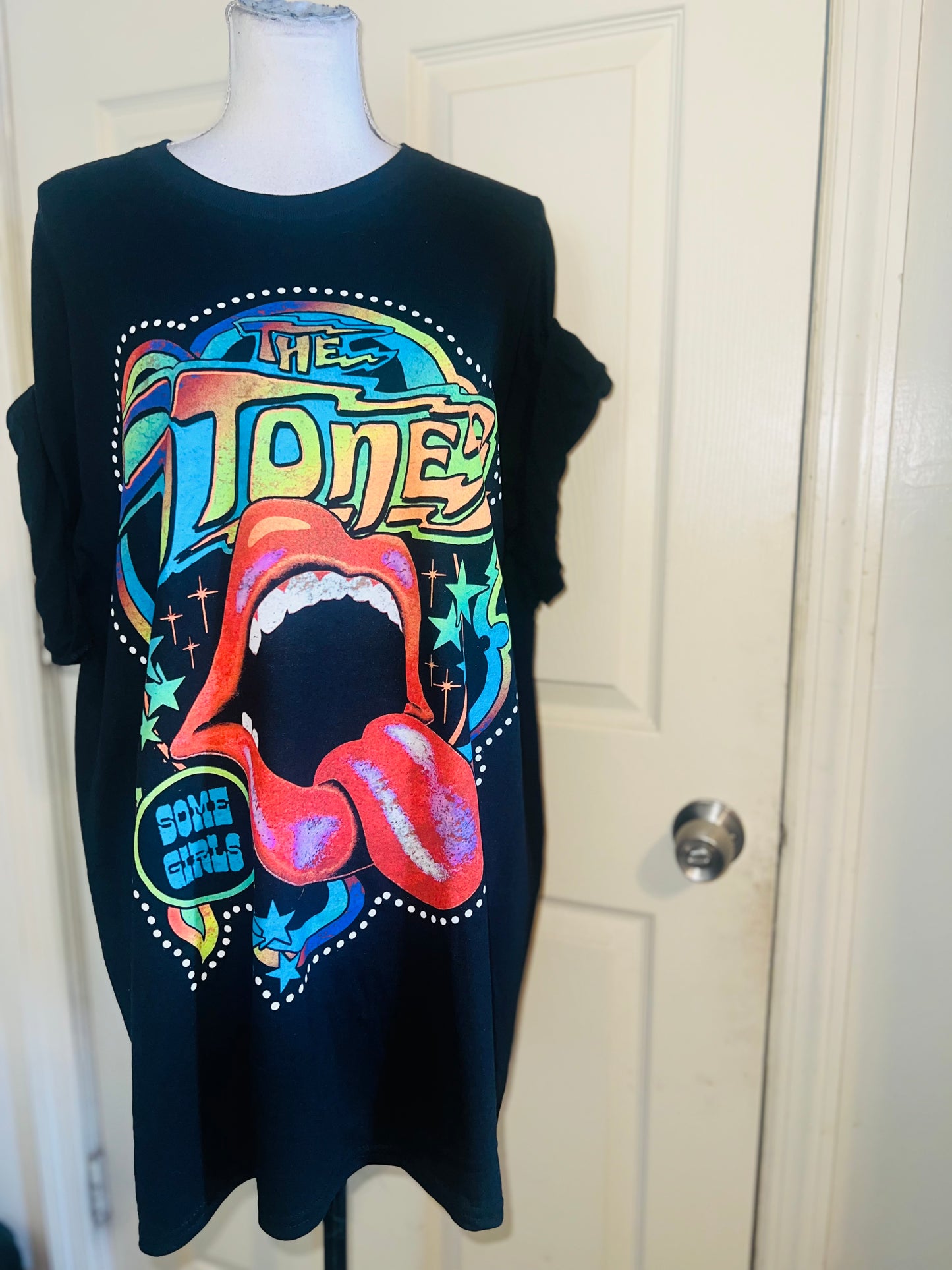 Rolling Stones Oversized Distressed Tee
