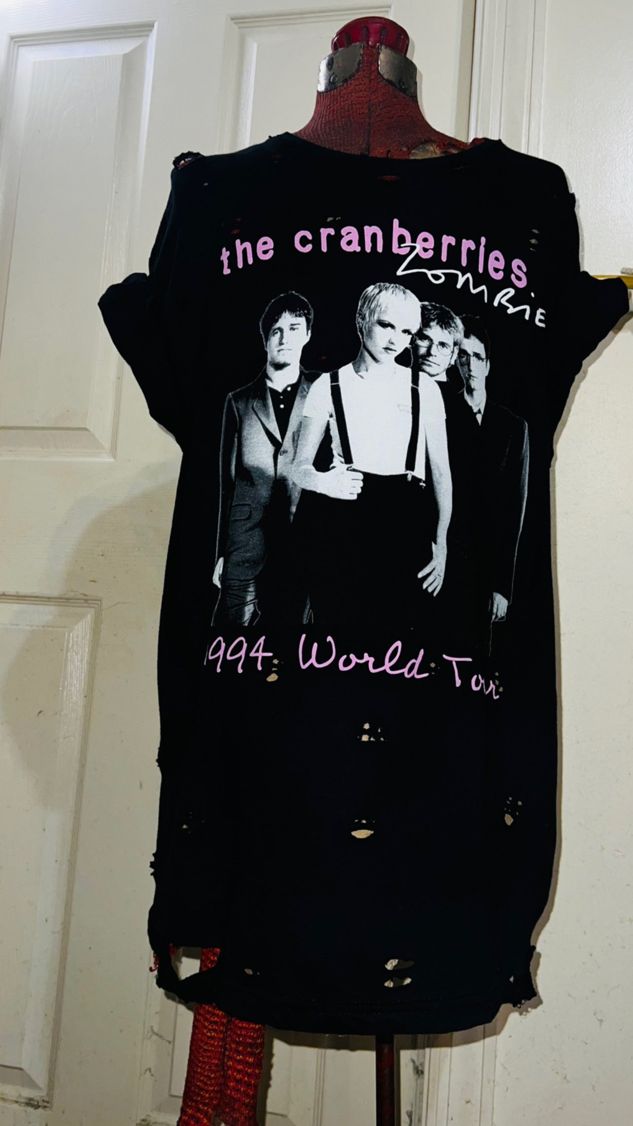 The Cranberries Oversized Distressed Tee