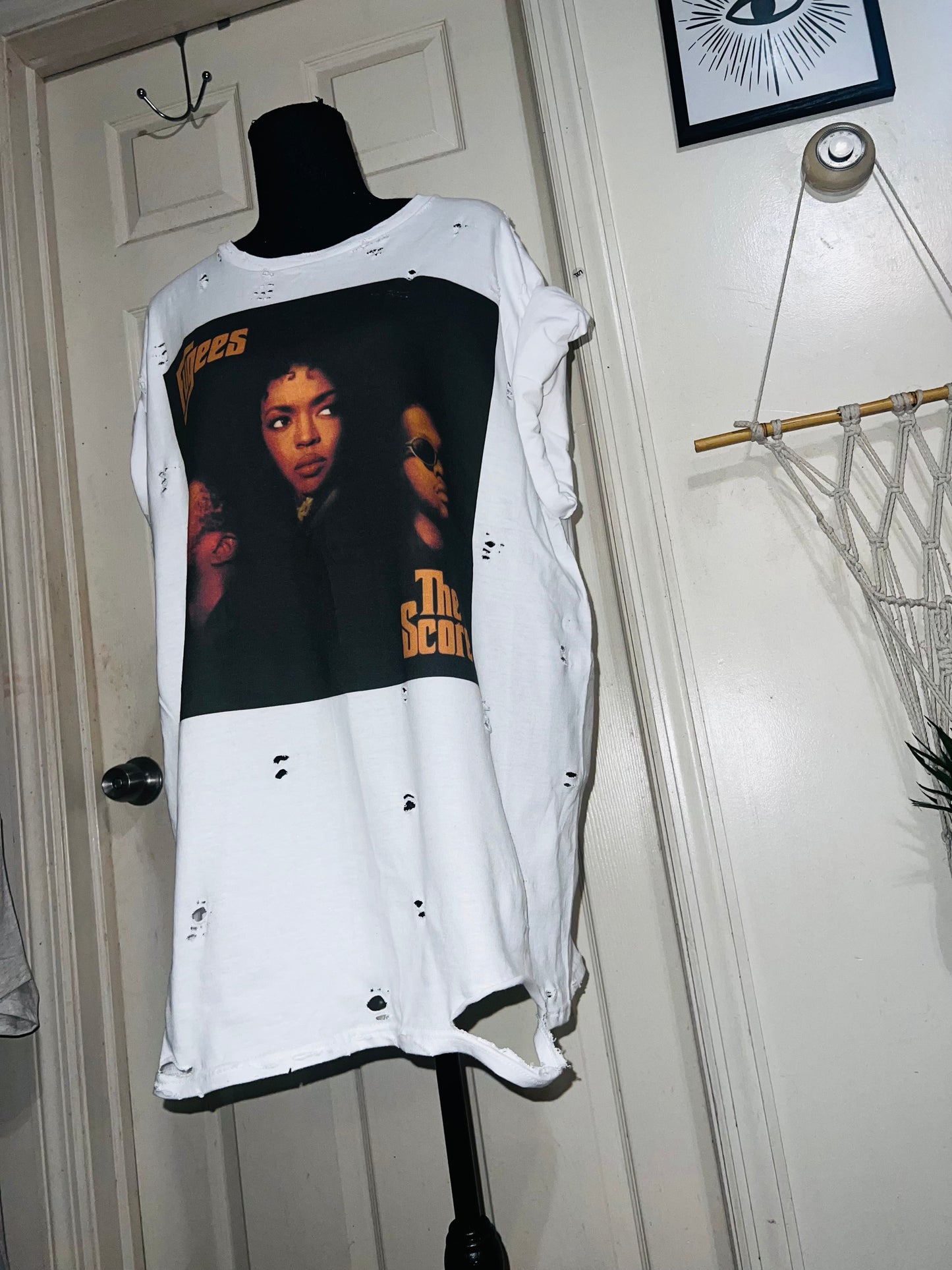 Fugees Oversized Distressed Tee