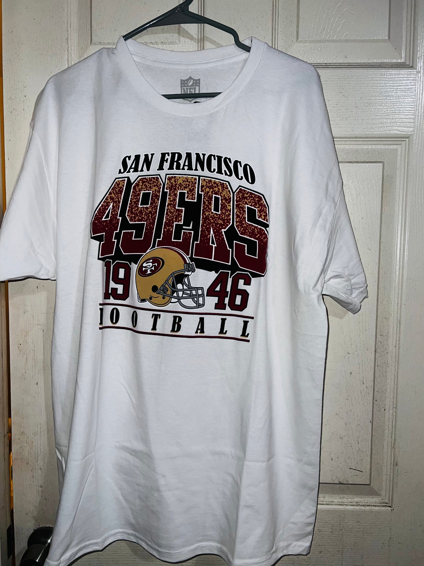 San Francisco 49ers Oversized Distressed Tee
