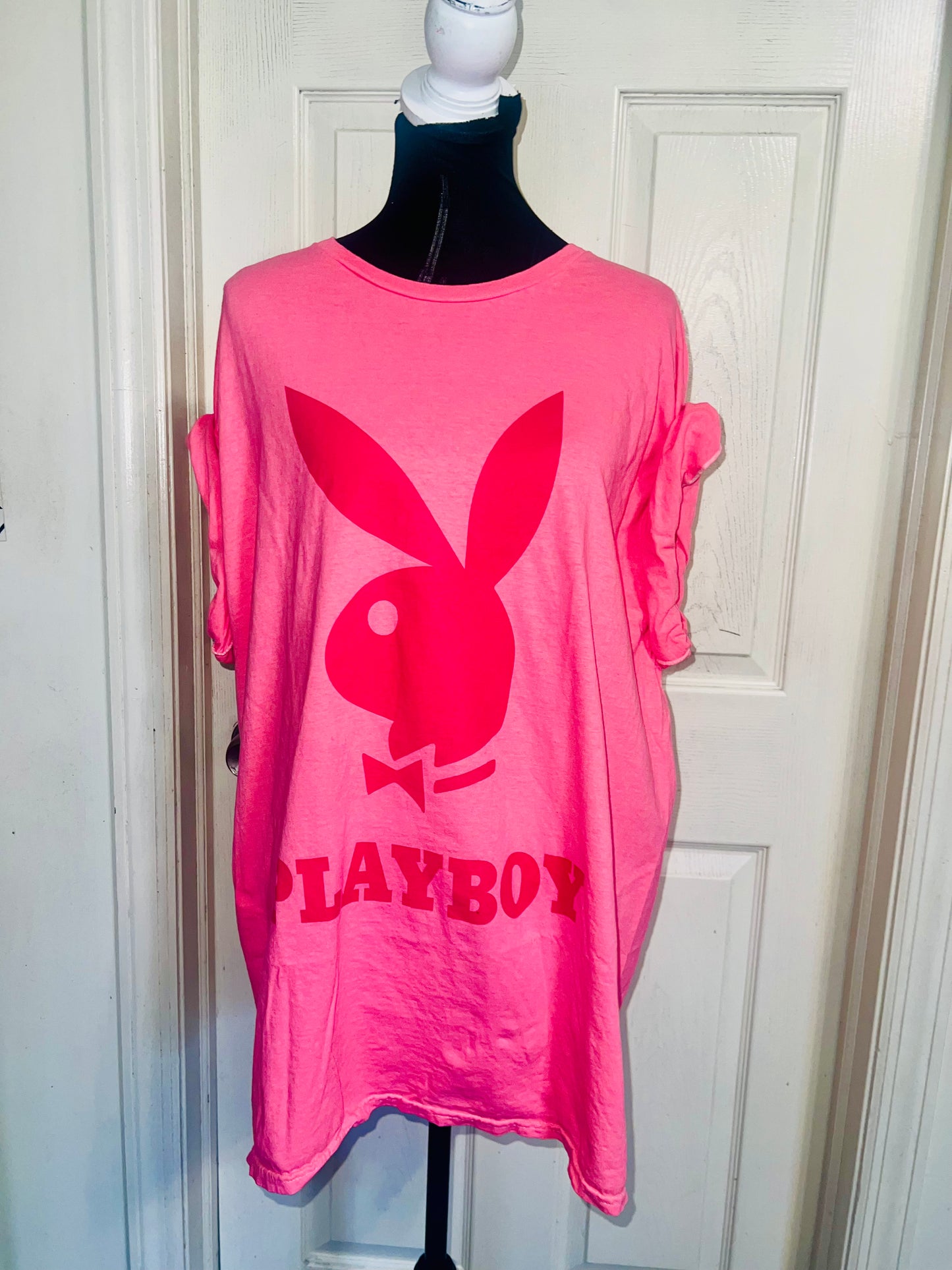 Playboy Oversized Distressed Tee