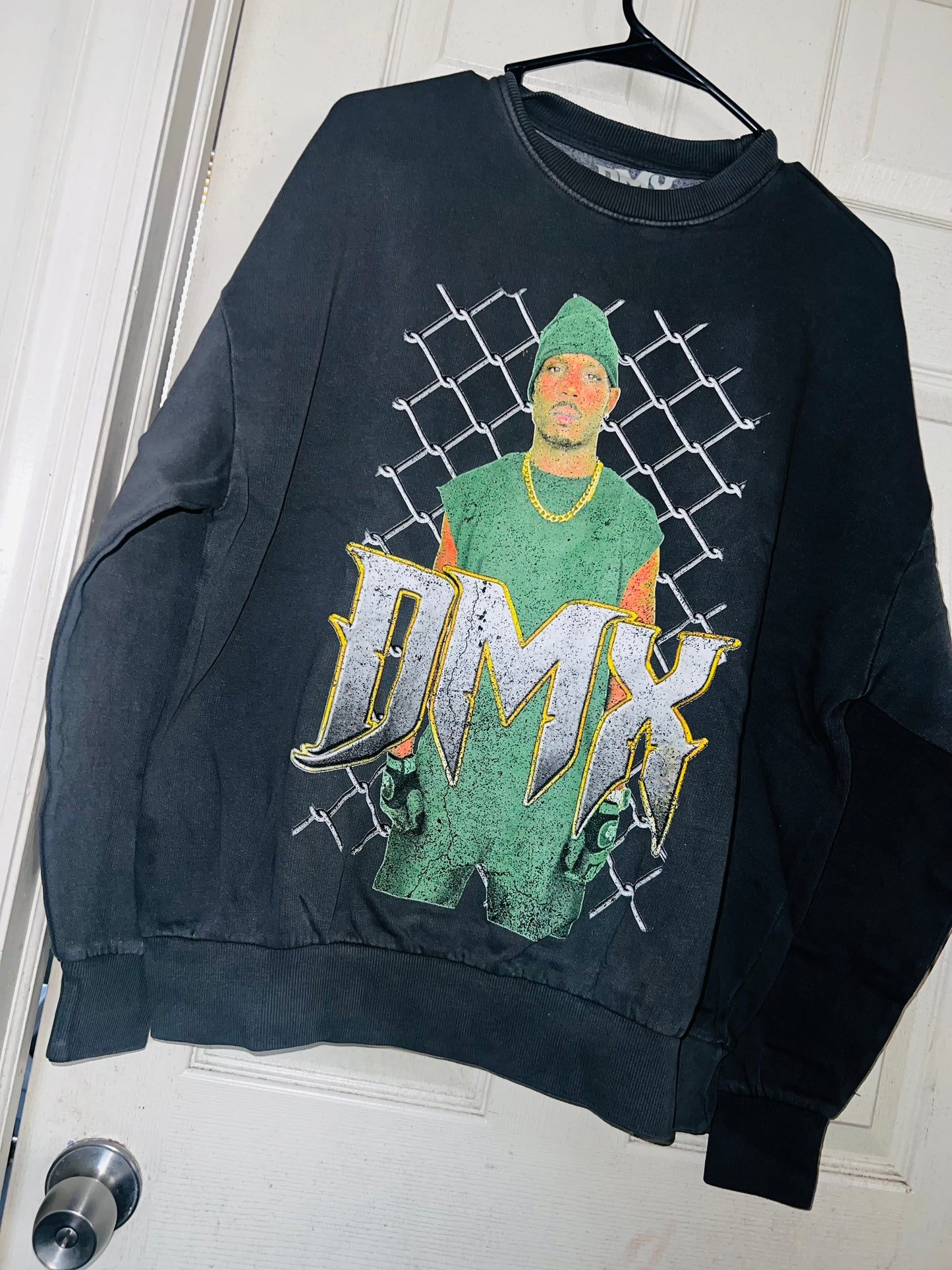 DMX Oversized Distressed Sweatshirt