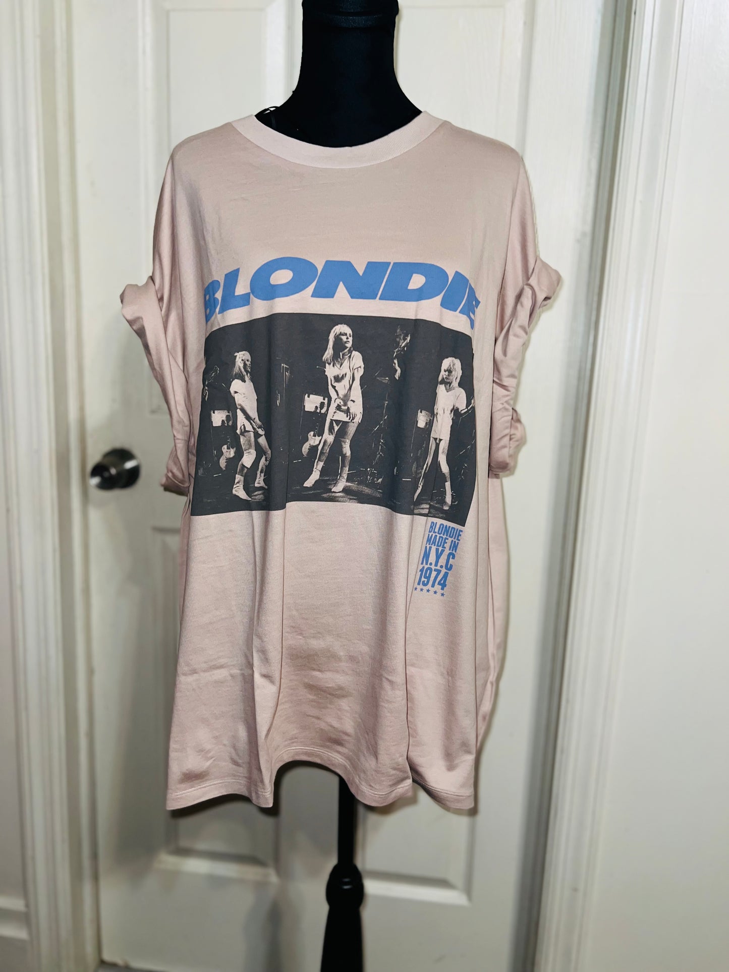 Blondie Oversized Distressed Tee