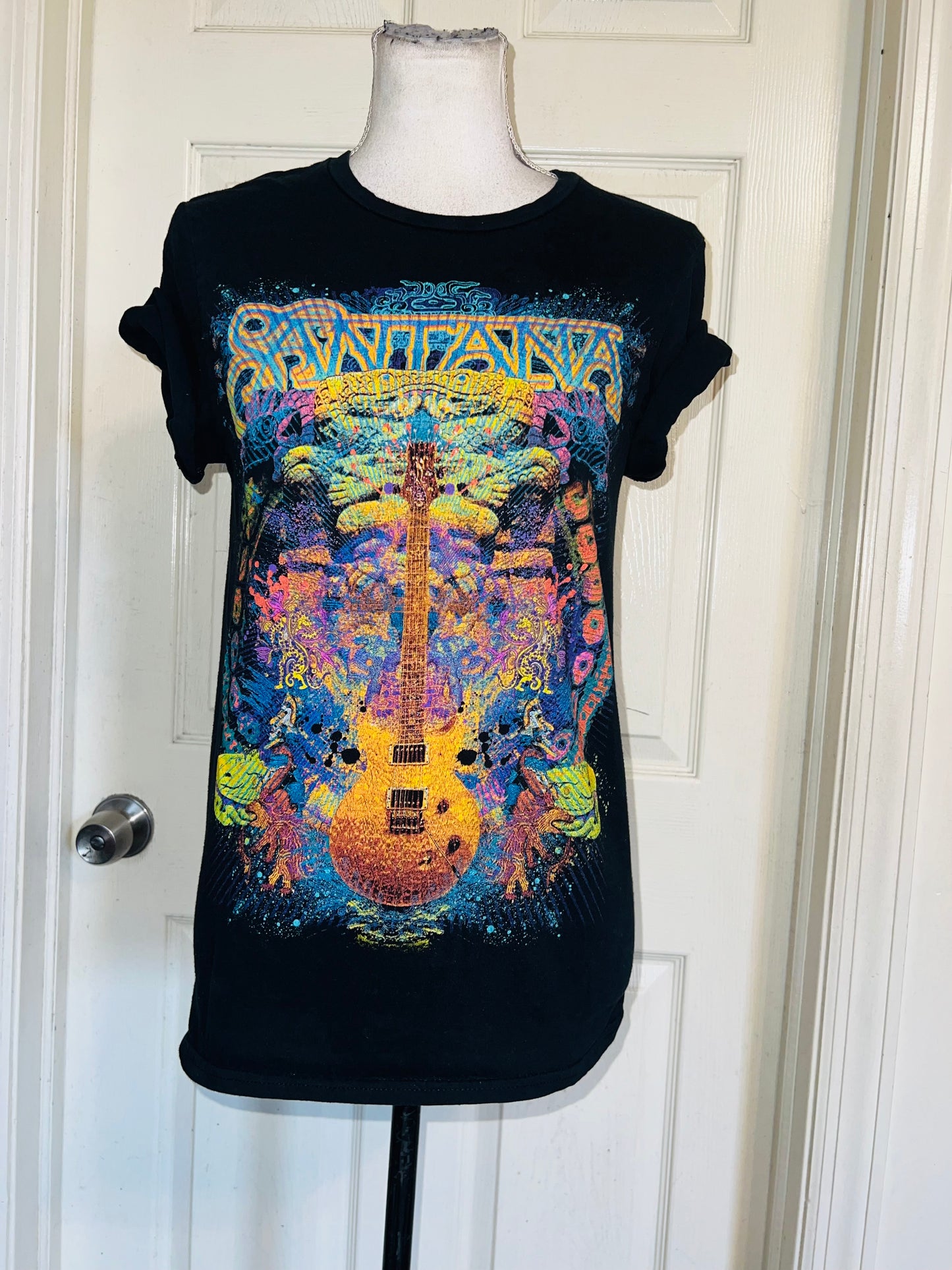 Santana Vintage Oversized Distressed Tee