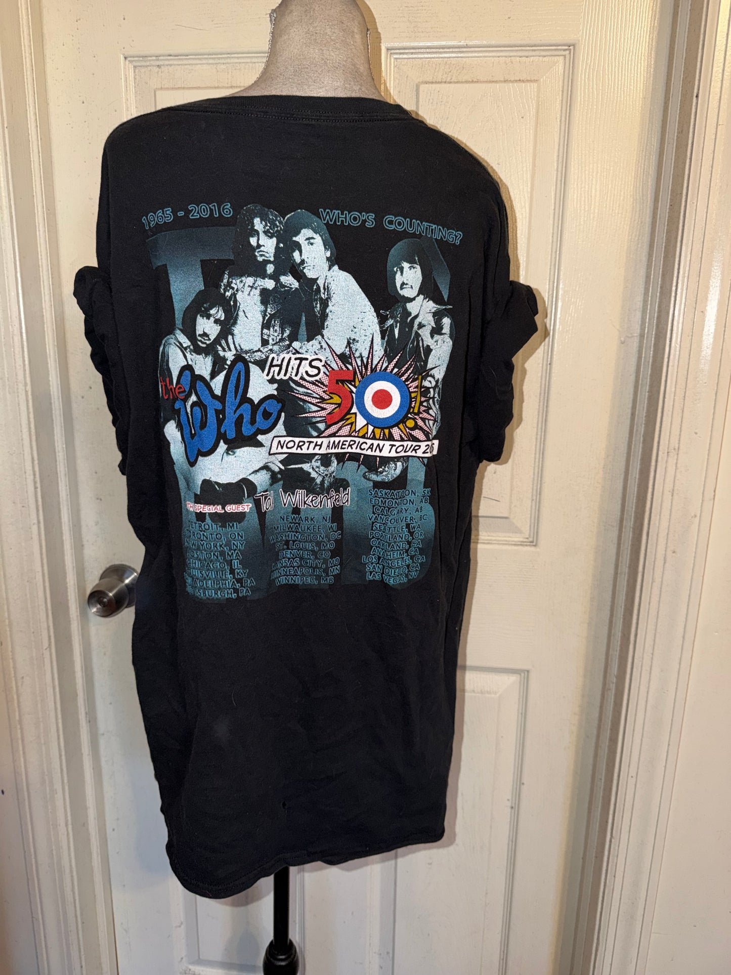 The Who Oversized Distressed Tee