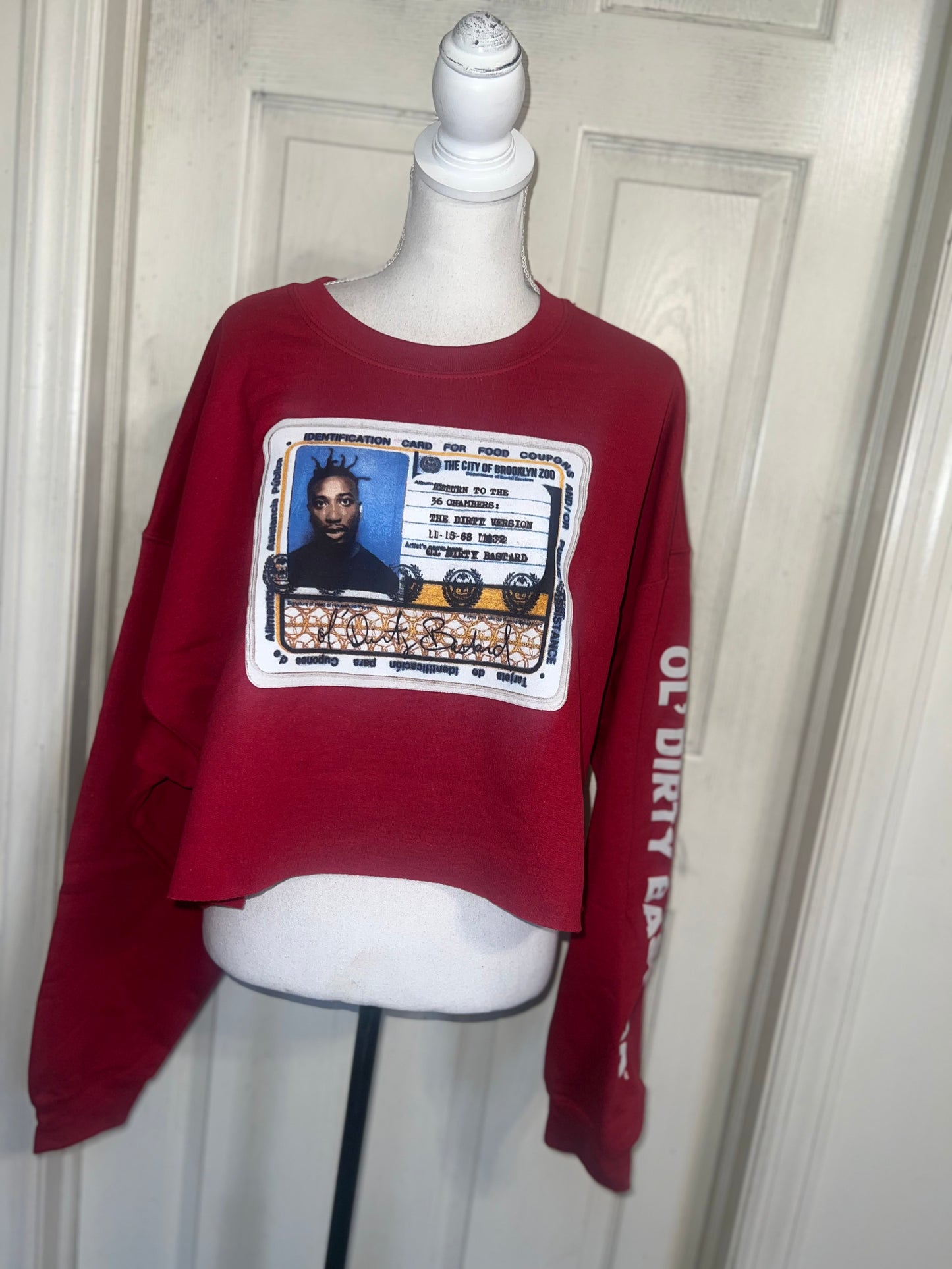 Ol’ Dirty Bastard Oversized Distressed Sweatshirt