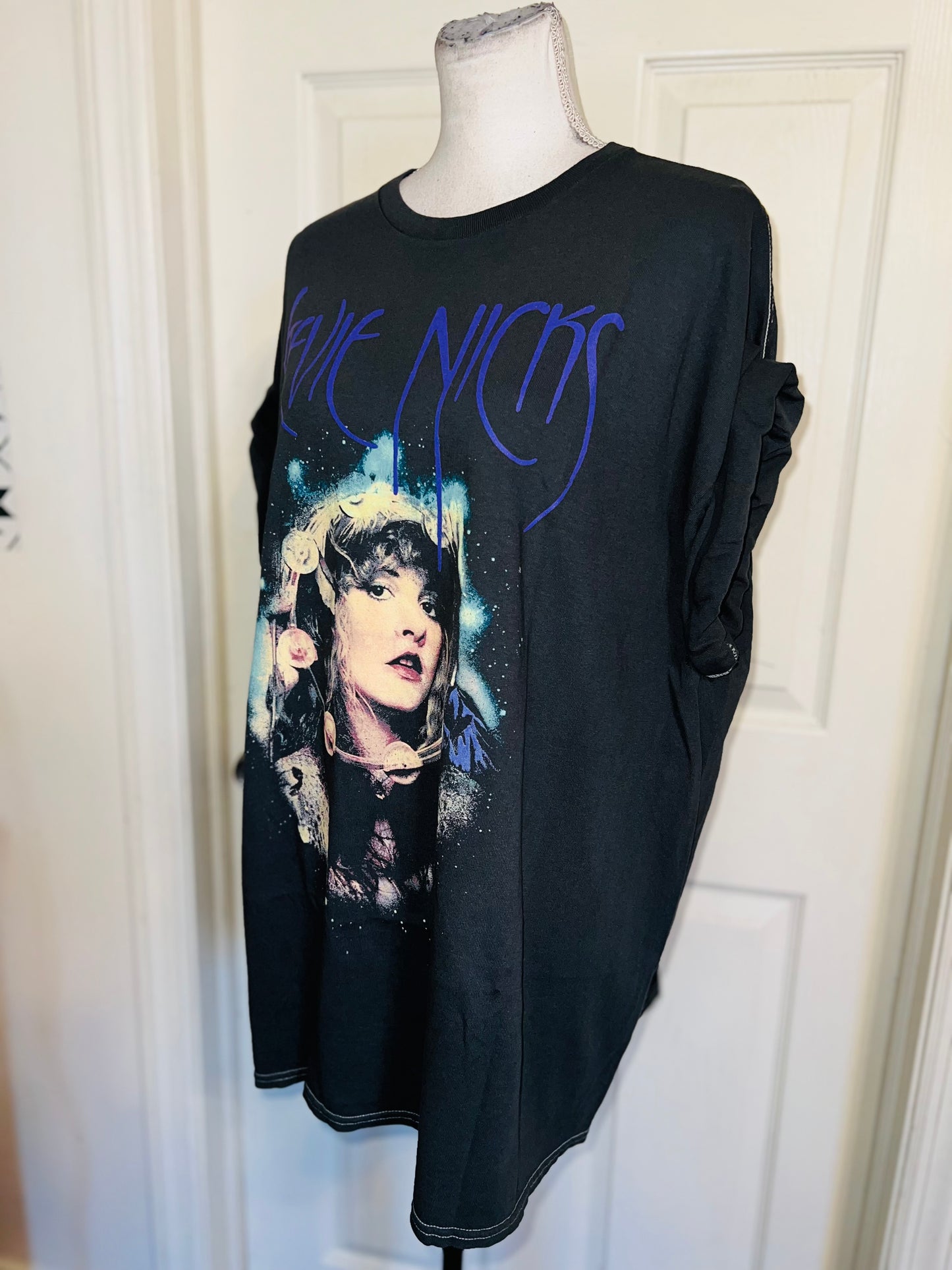 Stevie Nicks Oversized Distressed Tee