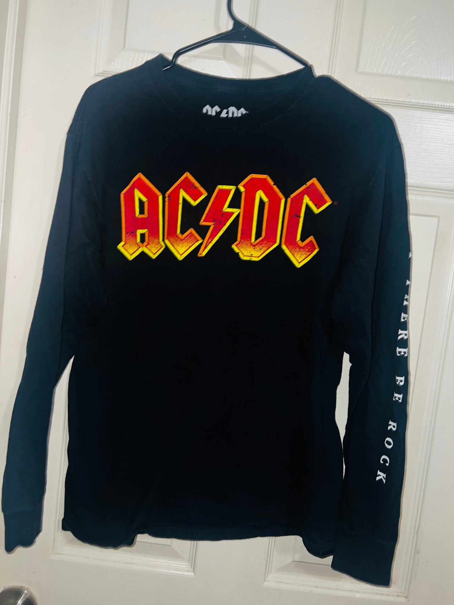 AC/DC Oversized Vintage Long Sleeve Tee